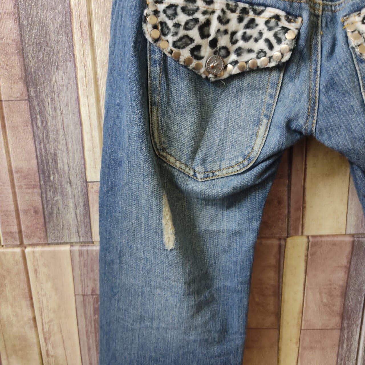 Japanese Brand × Seditionaries HPP HOLLYWOOD Double Waist Bondage Style Denim Pants Size US 32 / EU 48 - 10 Thumbnail