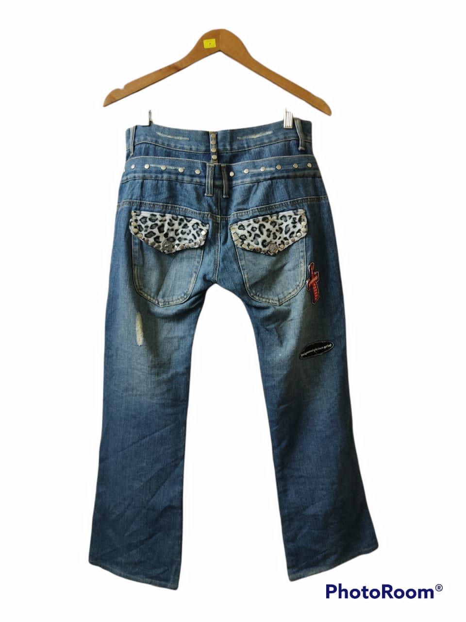 Japanese Brand × Seditionaries HPP HOLLYWOOD Double Waist Bondage Style Denim Pants Size US 32 / EU 48 - 6 Thumbnail