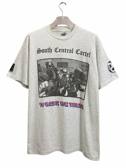 超歓迎された 90s south central cartel tシャツ ラップT - トップス