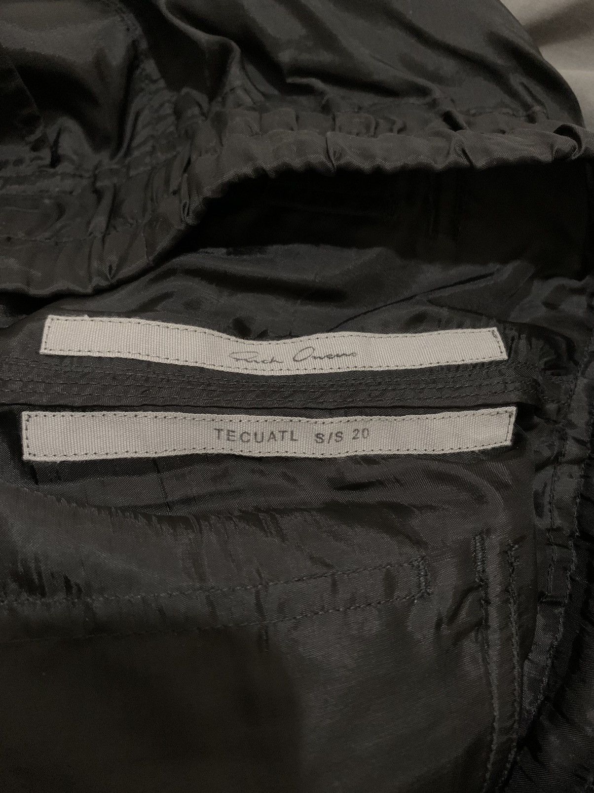 Rick Owens SS20 Tecuatl Wide Cupro Drawstring Trousers Size US 32 / EU 48 - 4 Thumbnail