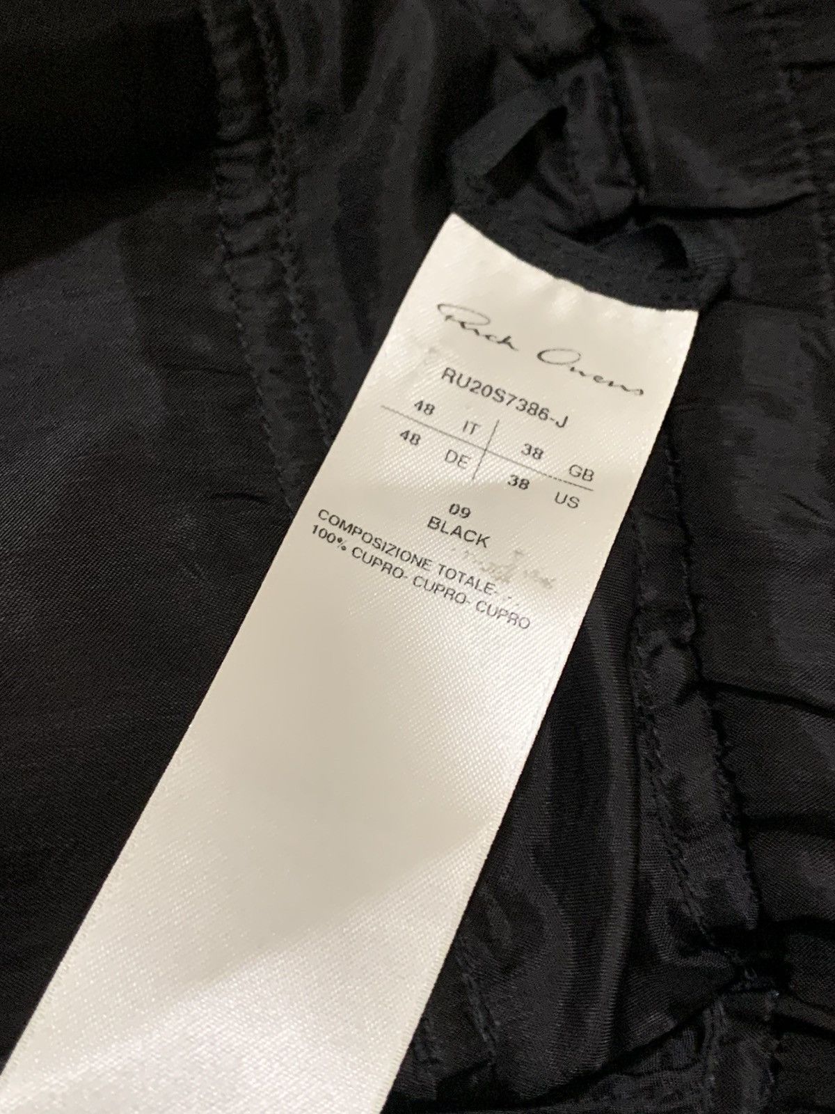Rick Owens SS20 Tecuatl Wide Cupro Drawstring Trousers Size US 32 / EU 48 - 5 Thumbnail