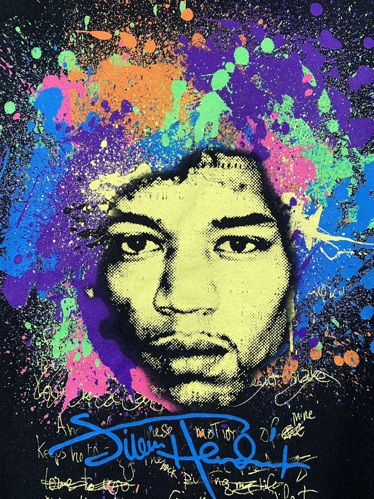Band Tees 2008 Vintage Jimi Hendrix Rainbow Bridge T-Shirt Size US XL / EU 56 / 4 - 4 Thumbnail