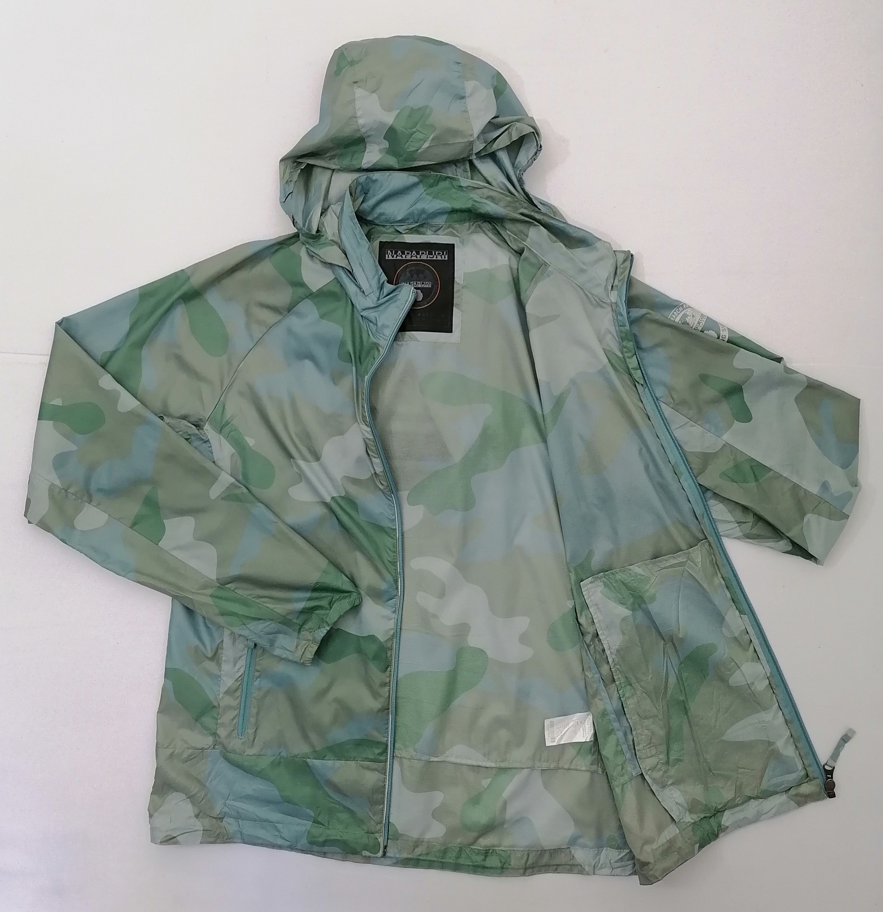 Napapijri Napajiri Light Jacket Raincoat Size US L / EU 52-54 / 3 - 3 Thumbnail