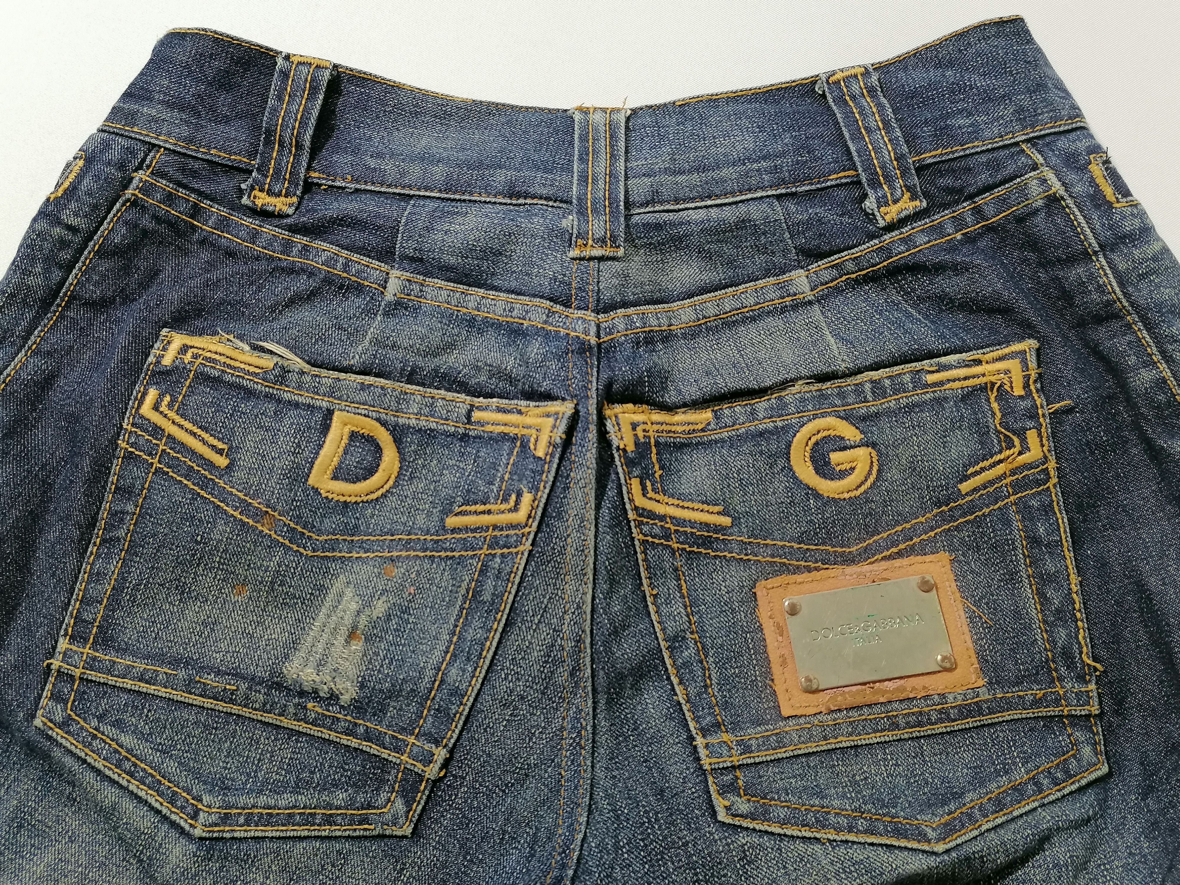 Dolce & Gabbana Dolce&Gabbana Embroidered Denim Jeans Size US 32 / EU 48 - 3 Thumbnail