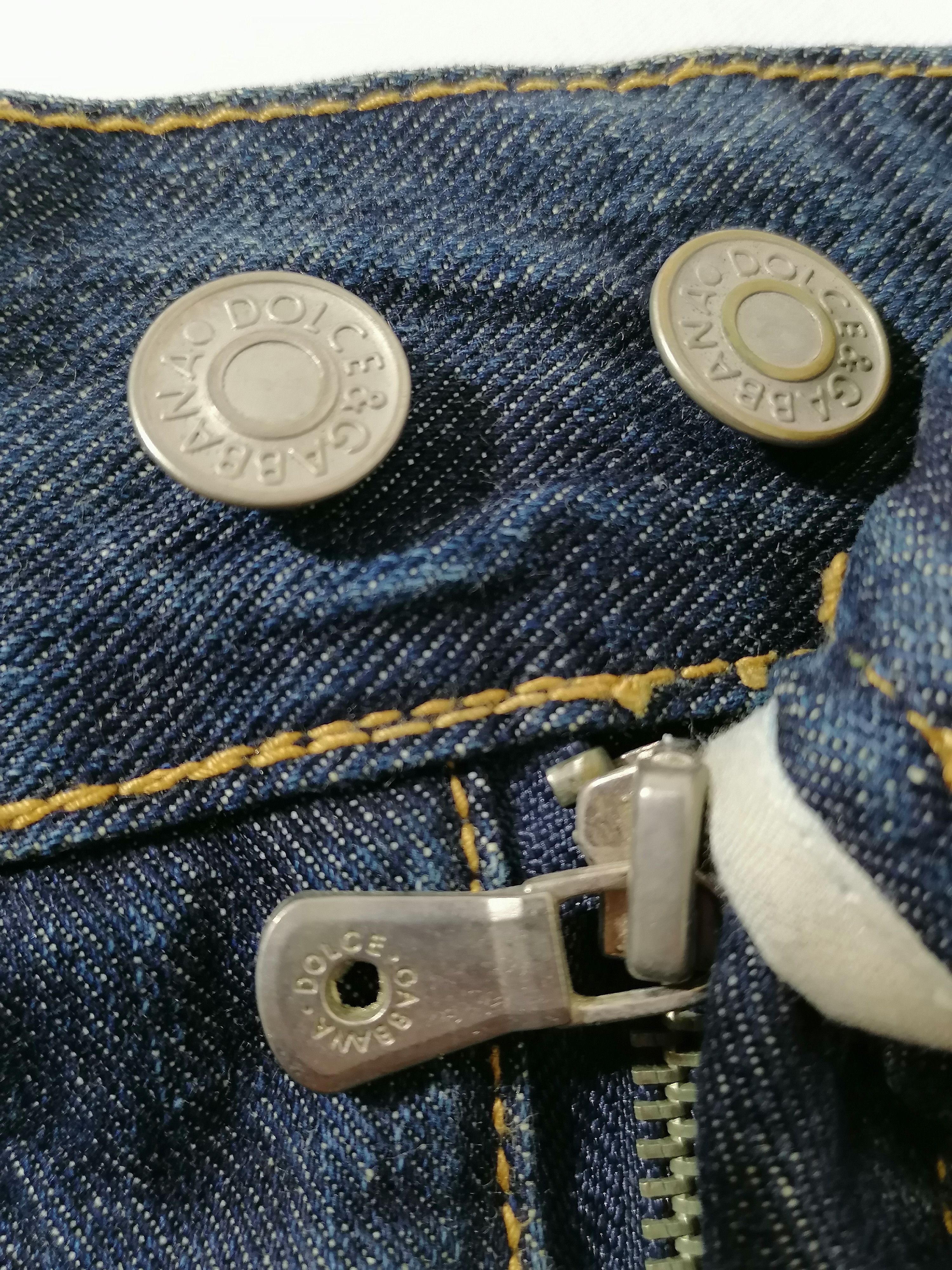 Dolce & Gabbana Dolce&Gabbana Embroidered Denim Jeans Size US 32 / EU 48 - 4 Thumbnail
