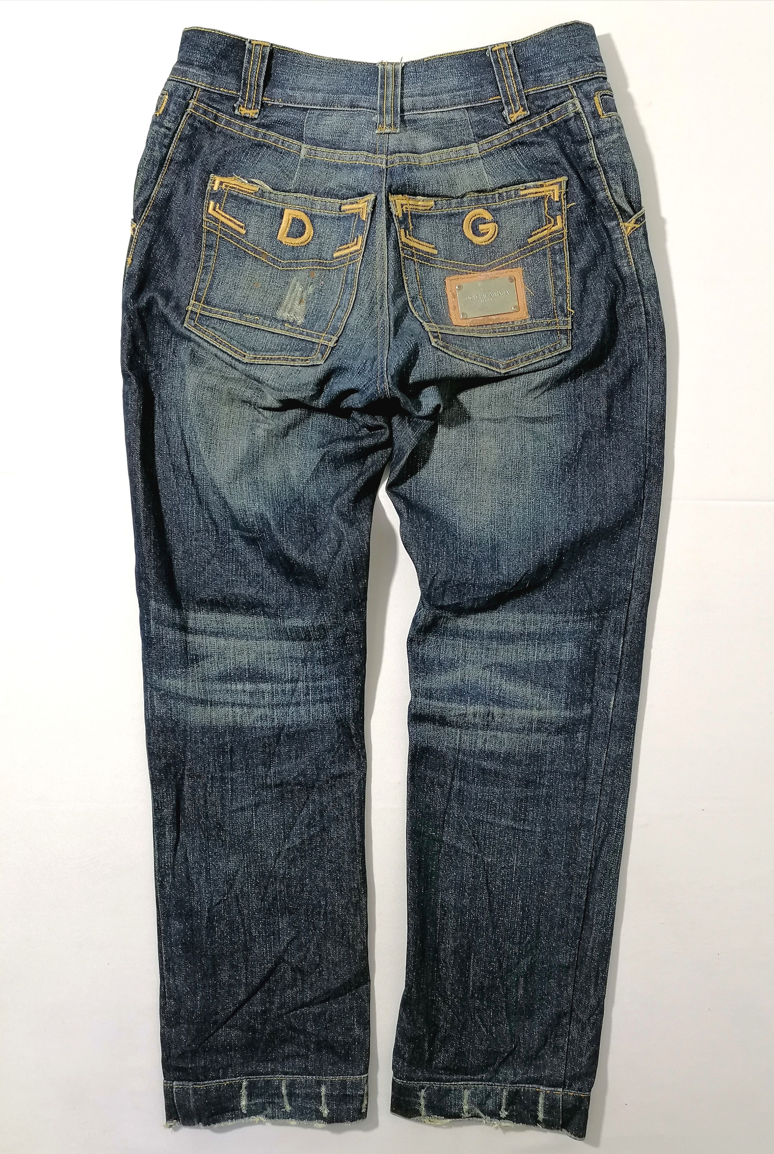 Dolce & Gabbana Dolce&Gabbana Embroidered Denim Jeans Size US 32 / EU 48 - 2 Thumbnail