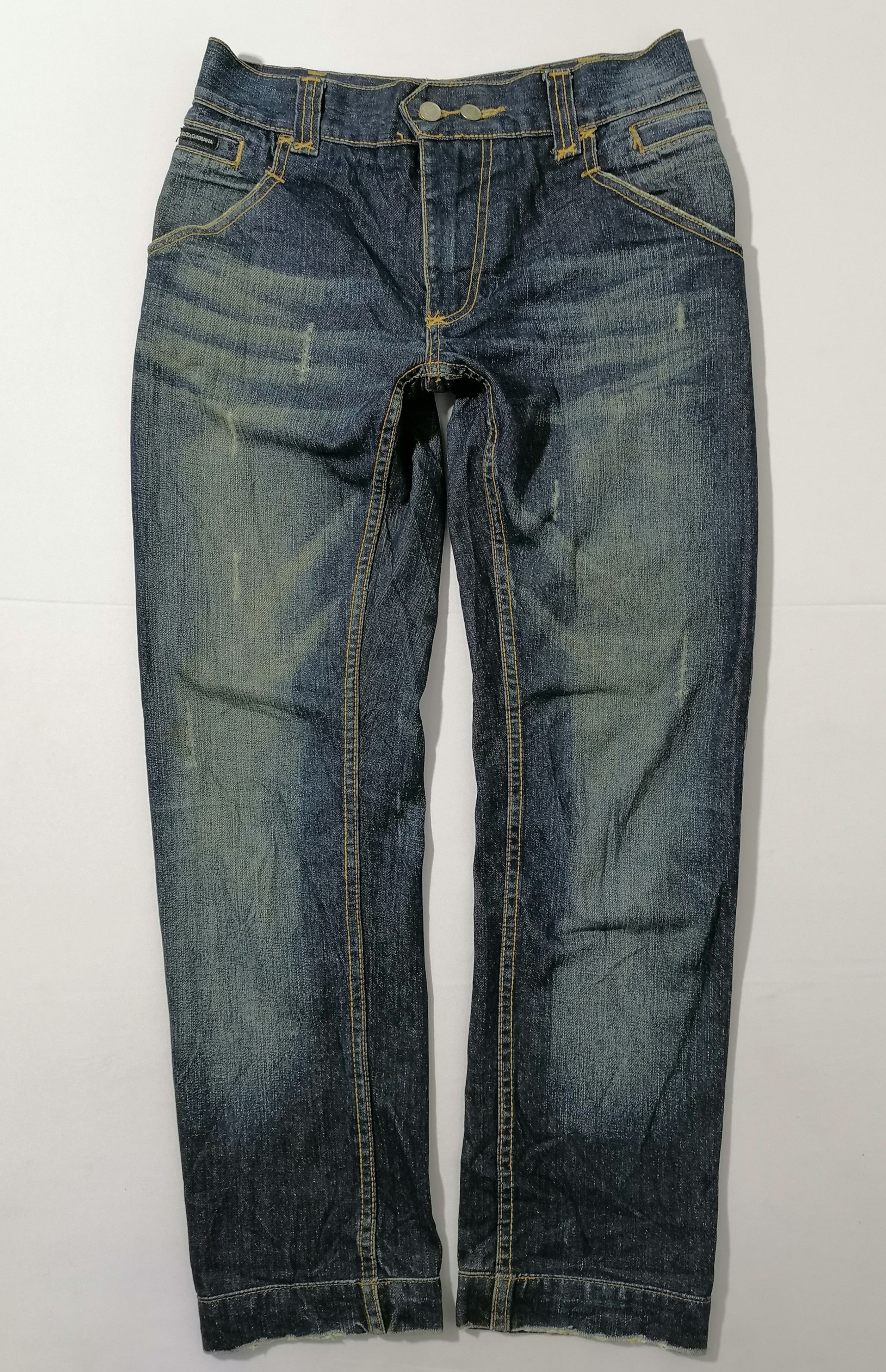 Dolce & Gabbana Dolce&Gabbana Embroidered Denim Jeans Size US 32 / EU 48 - 1 Thumbnail