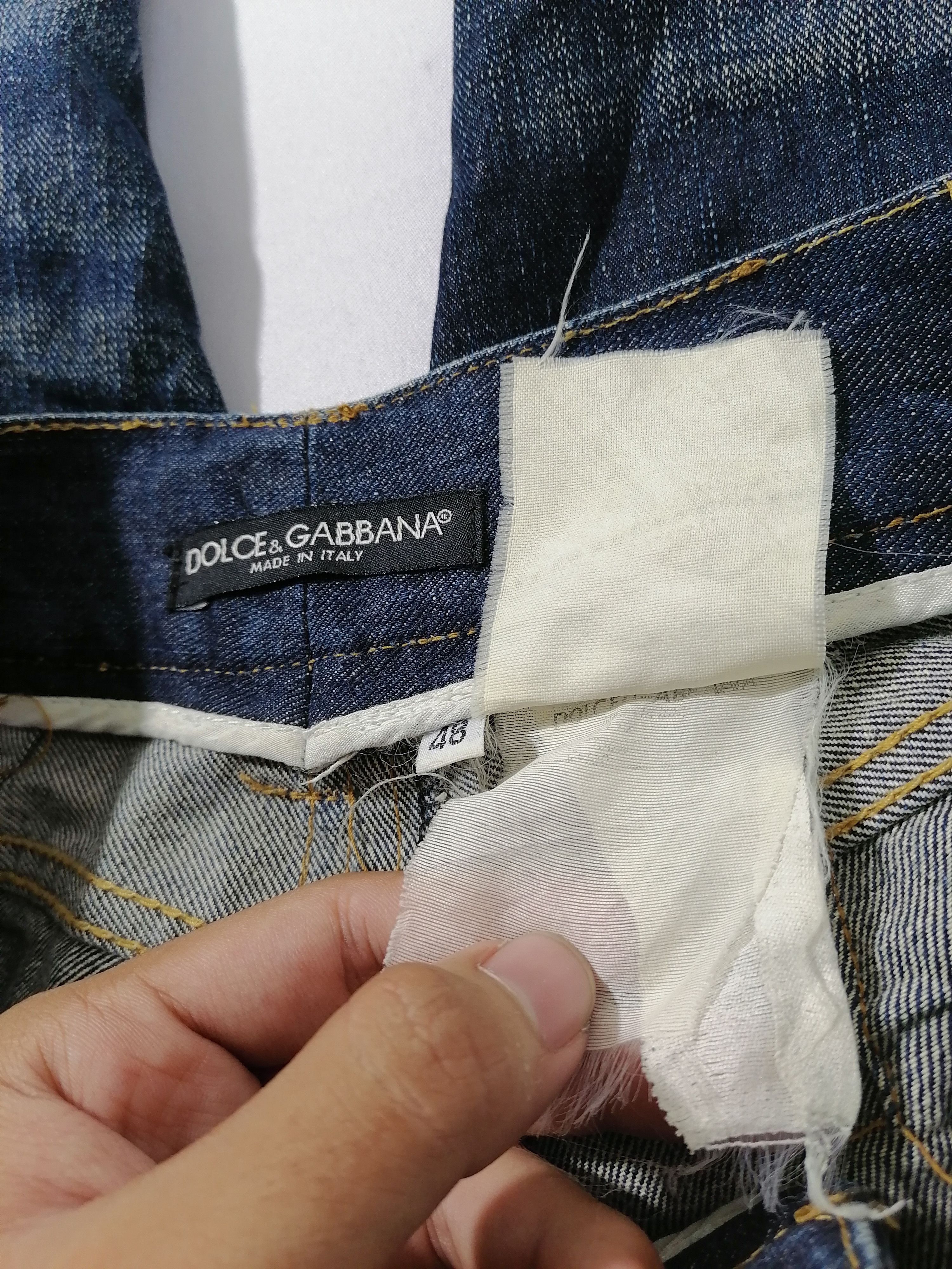 Dolce & Gabbana Dolce&Gabbana Embroidered Denim Jeans Size US 32 / EU 48 - 7 Thumbnail