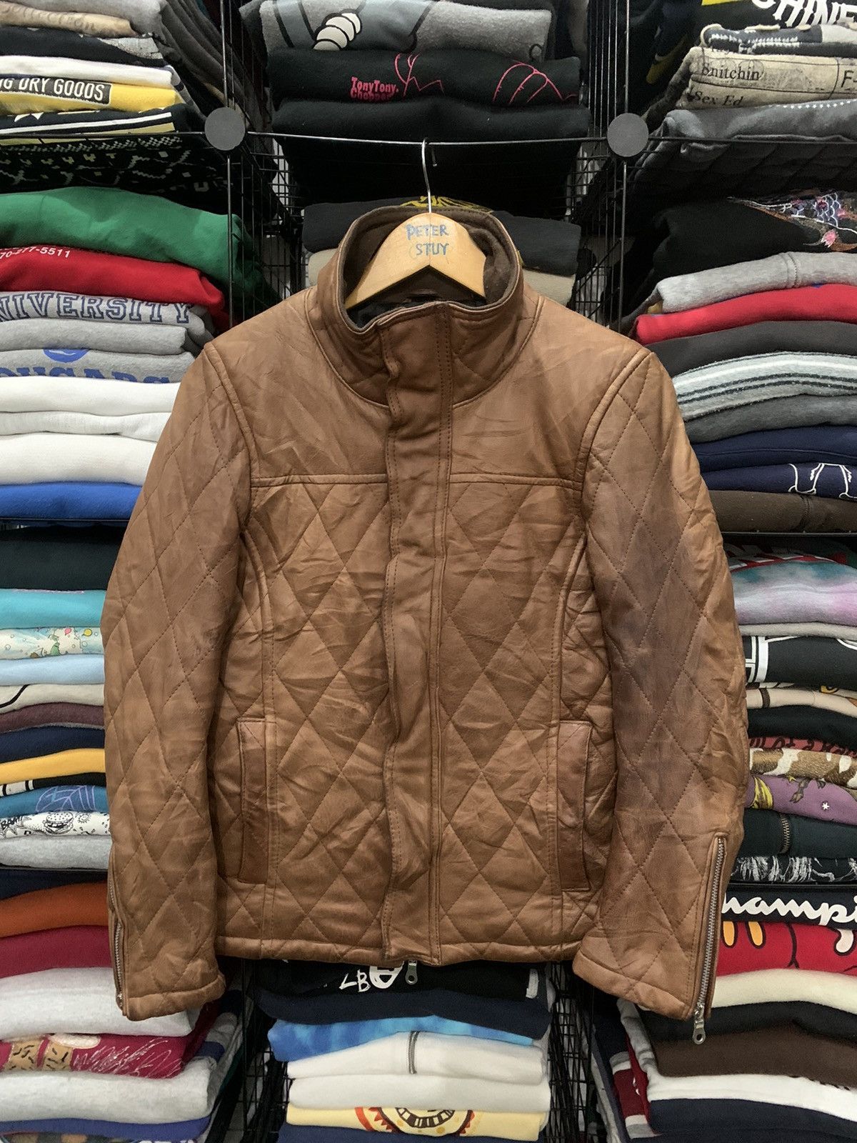 Vanquish Vanquish LeatherJacket quilted design Size US S / EU 44-46 / 1 - 1 Thumbnail