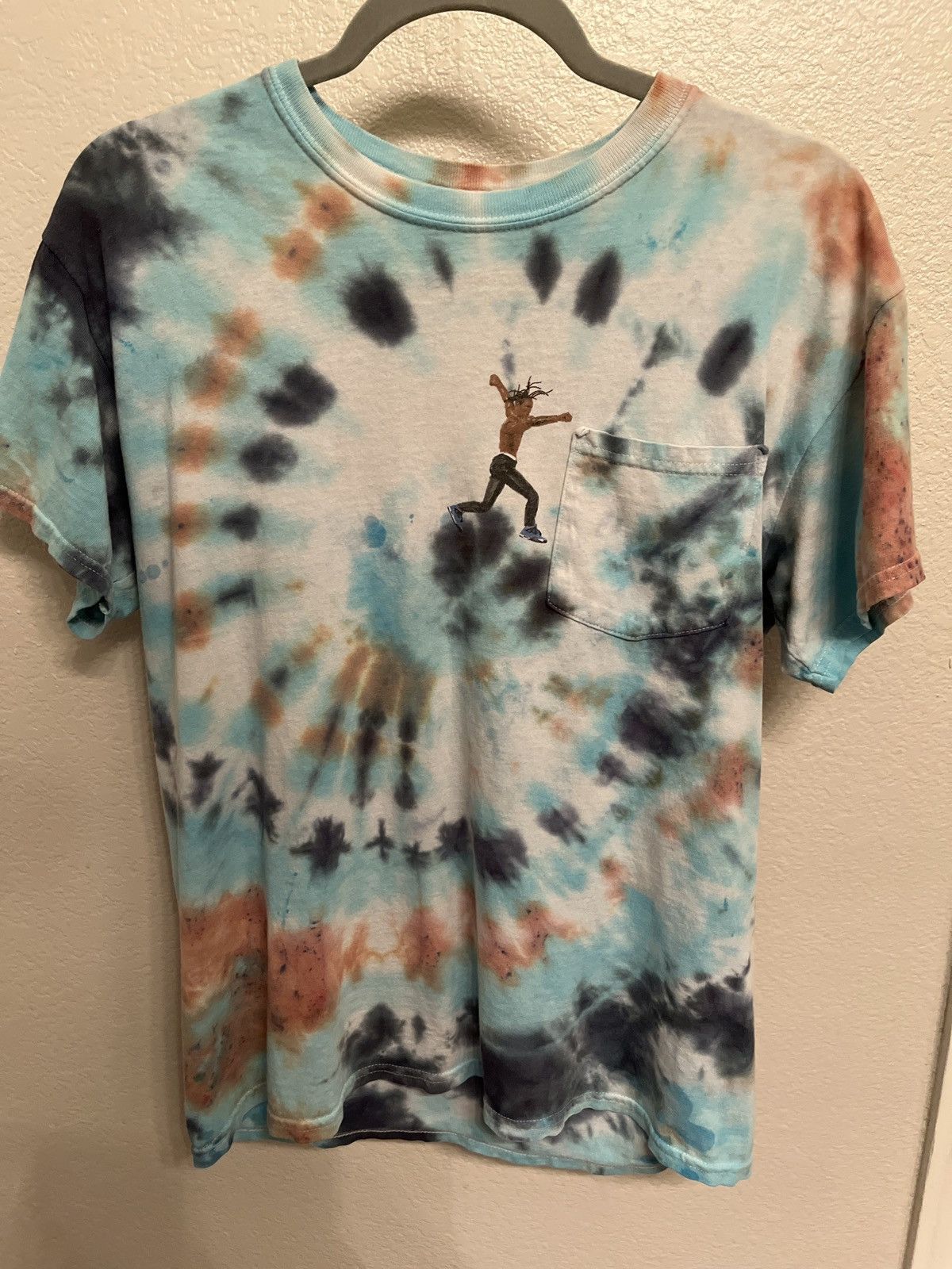 Travis Scott x Virgil Abloh Collab Tee Shirt size Large
