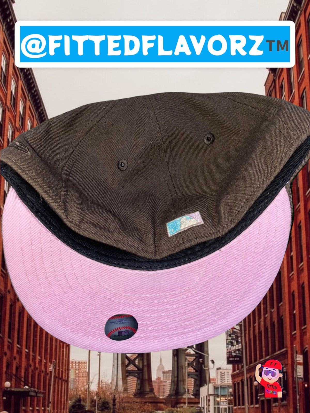 New Era 7 1/4 BROOKLYN DODGERS EXCLUSIVE FITTED HAT SPUMONI @HATCLUB Size ONE SIZE - 3 Thumbnail