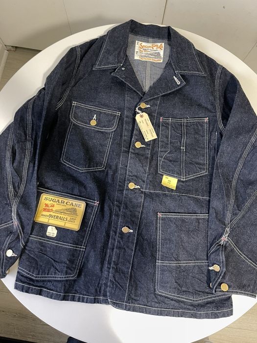 Sugar Cane Sugar Cane JAPAN raw denim chore coverall work coat jacket