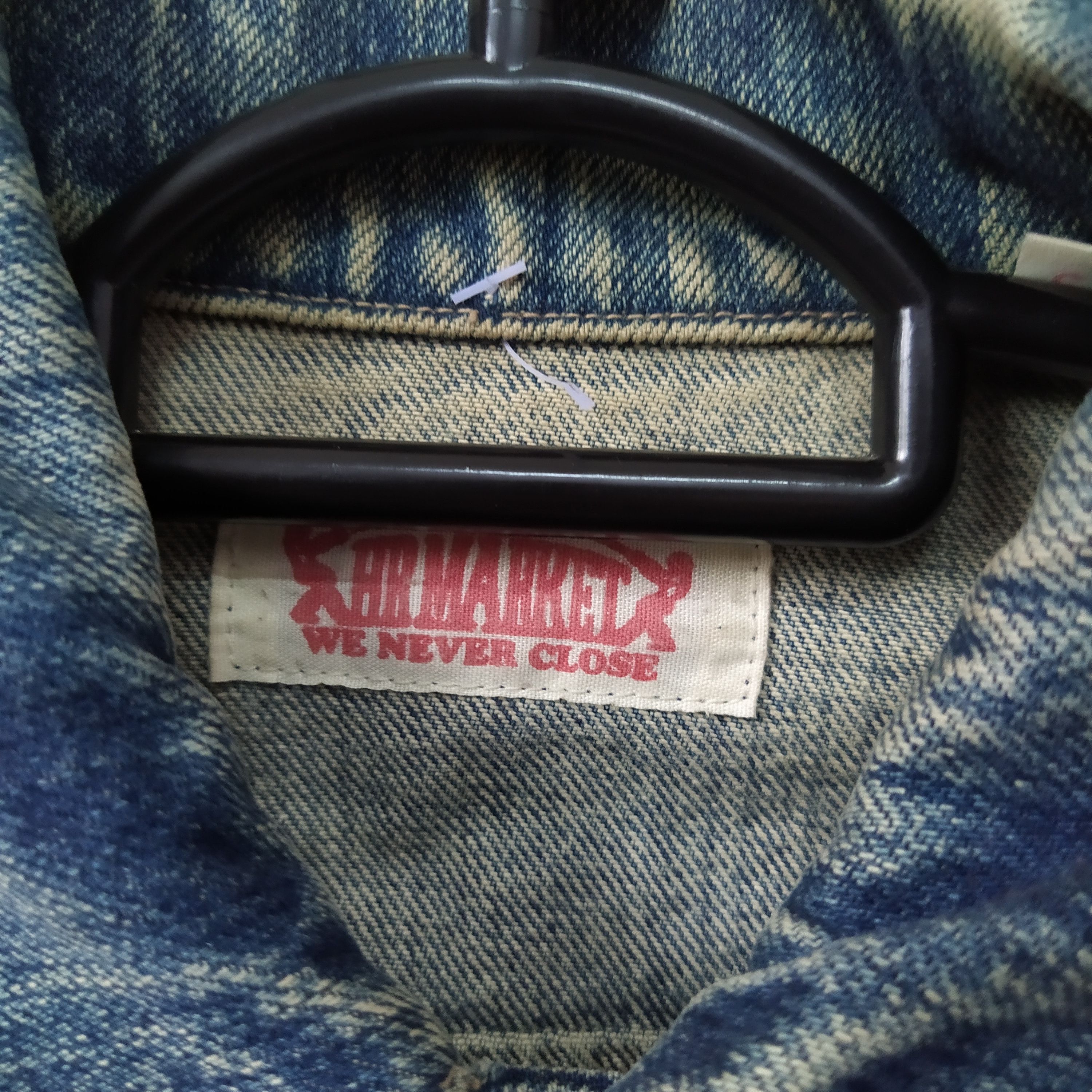HOLLYWOOD RANCH MARKET IRON HRM HOLLYWOOD RANCH MARKET Koji Udo DENIM JACKET (D229) Size US XS / EU 42 / 0 - 3 Thumbnail