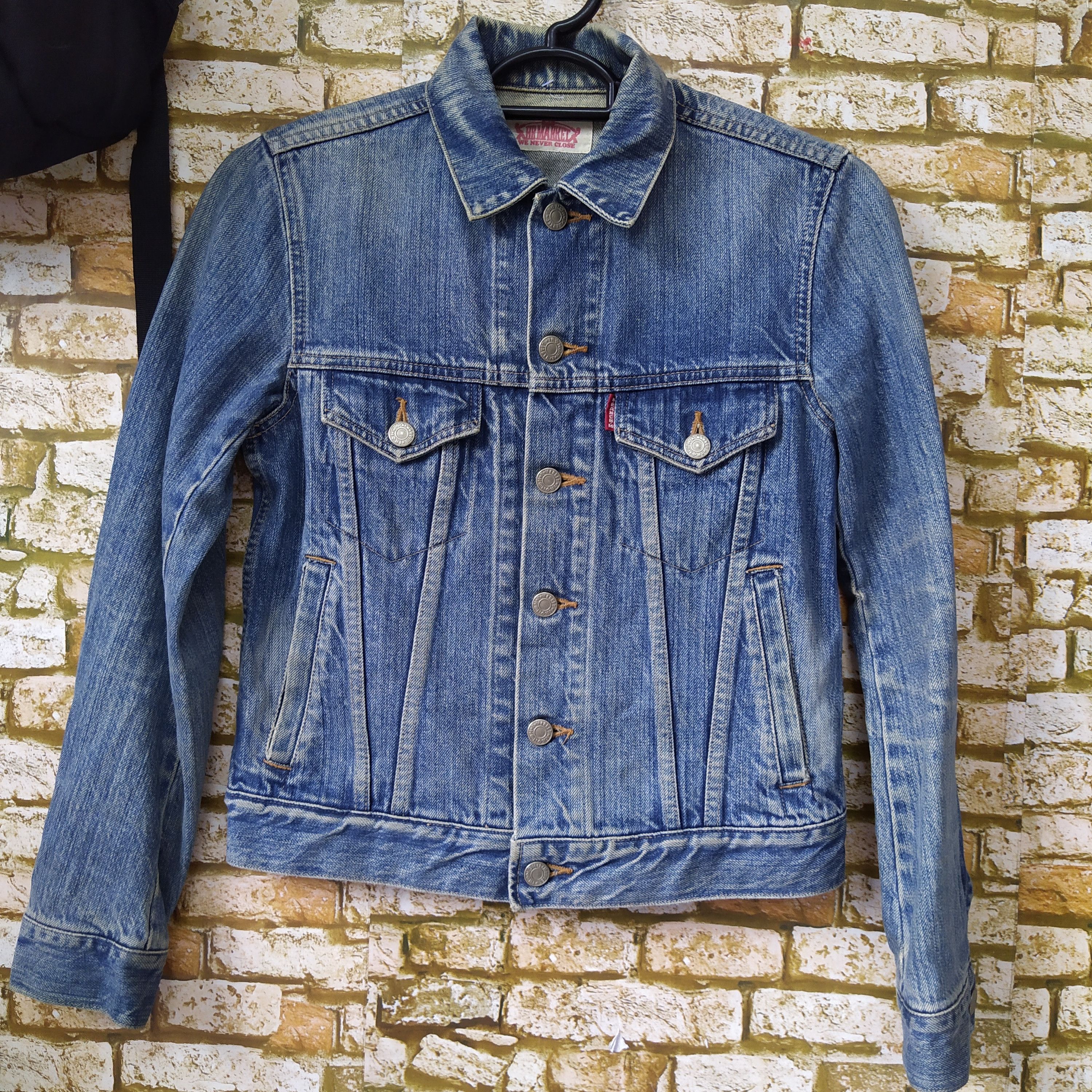 HOLLYWOOD RANCH MARKET IRON HRM HOLLYWOOD RANCH MARKET Koji Udo DENIM JACKET (D229) Size US XS / EU 42 / 0 - 1 Thumbnail