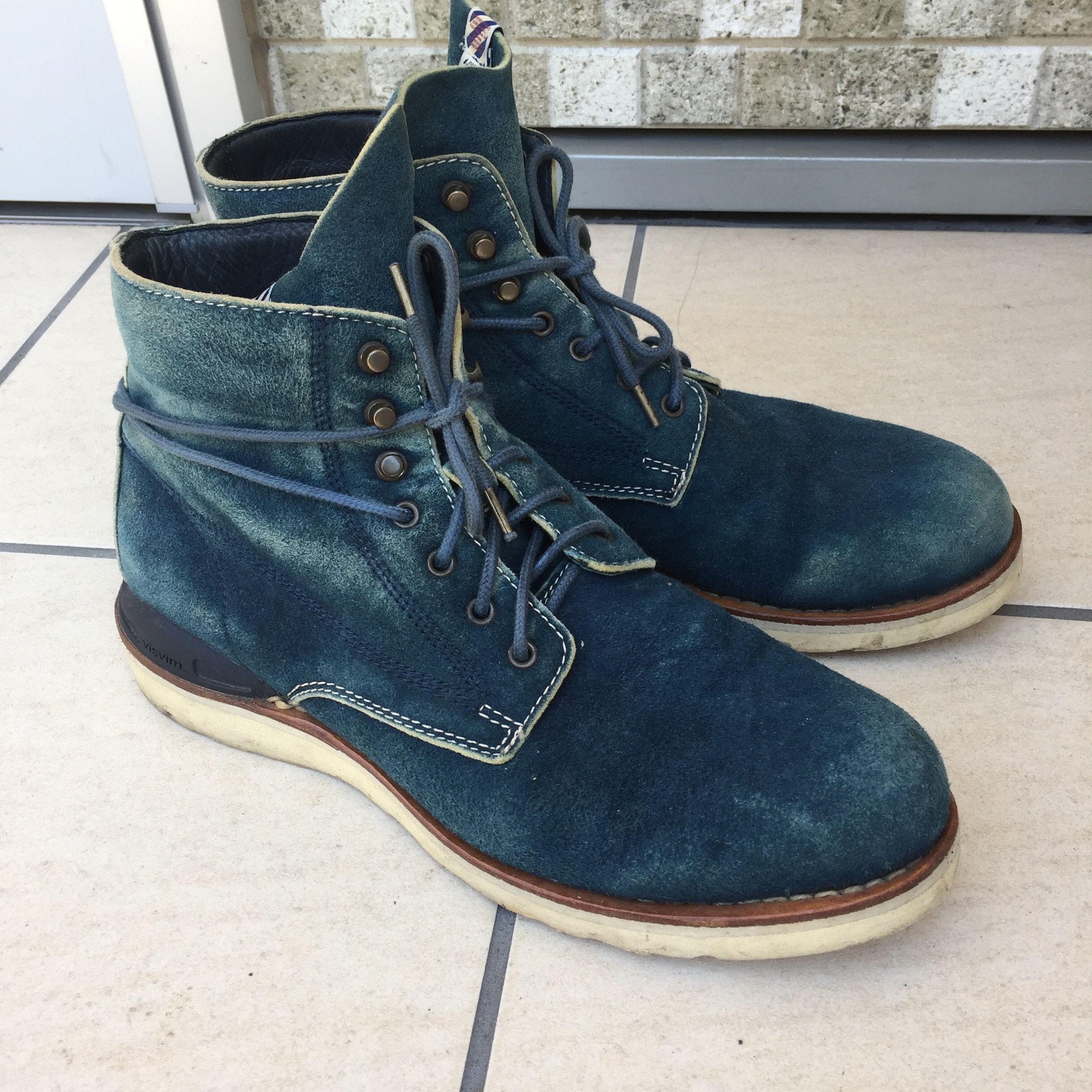 visvim PIZI STOLE 70×70 INDIGO Visvim Visvim Picaro Virgil Indigo | Grailed