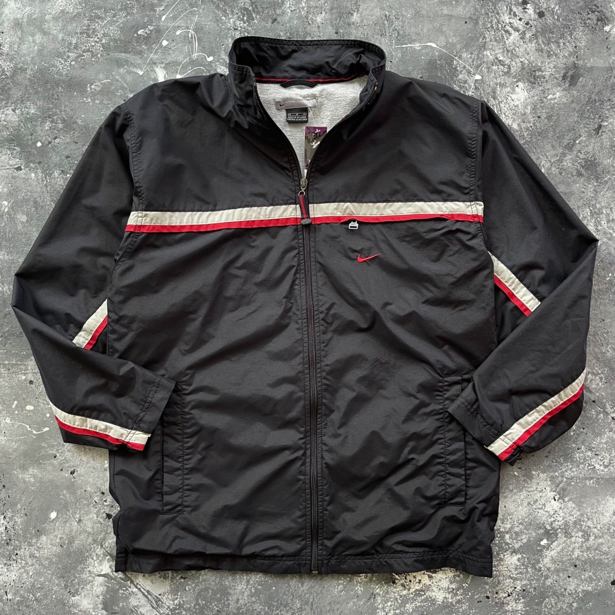 Nike × Vintage Vintage Y2K Nike Full Zip Lined Windbreaker Jacket Size US M / EU 48-50 / 2 - 1 Thumbnail