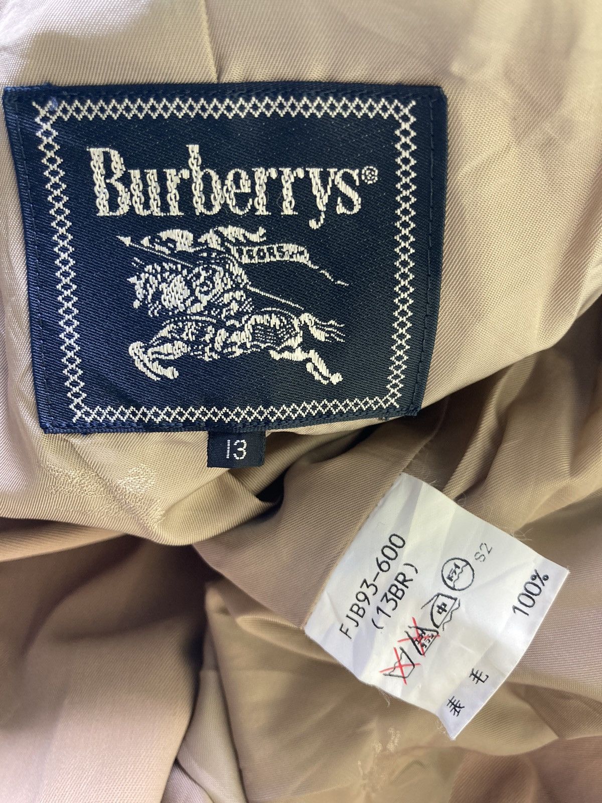 Burberry Distressed Burberry Blazer Jacket Size US L / EU 52-54 / 3 - 9 Thumbnail