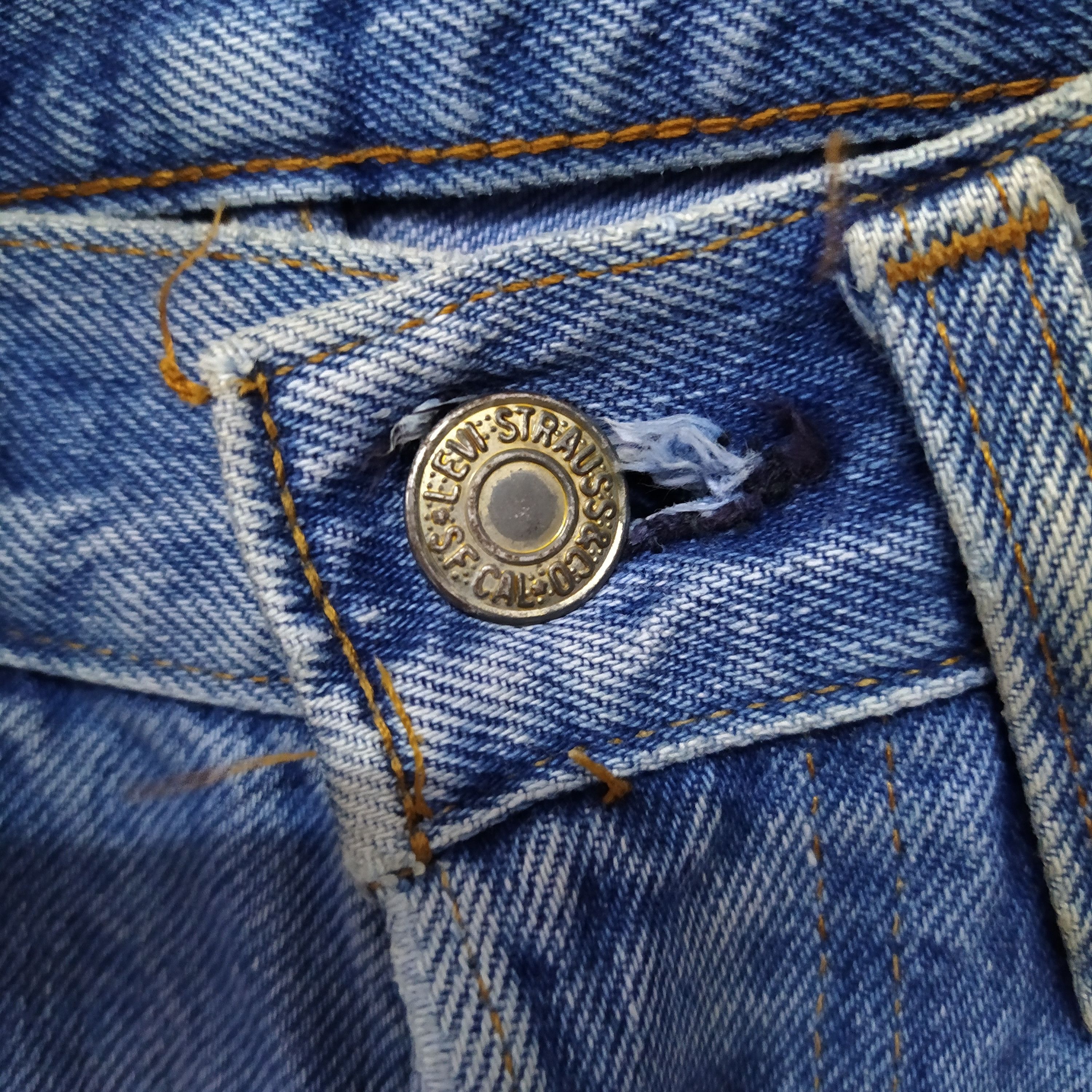 Levi's 80s LEVIS 501 SELVEDGE DENIM USA MADE 524 COBAIN (D236) Size US 28 / EU 44 - 4 Thumbnail