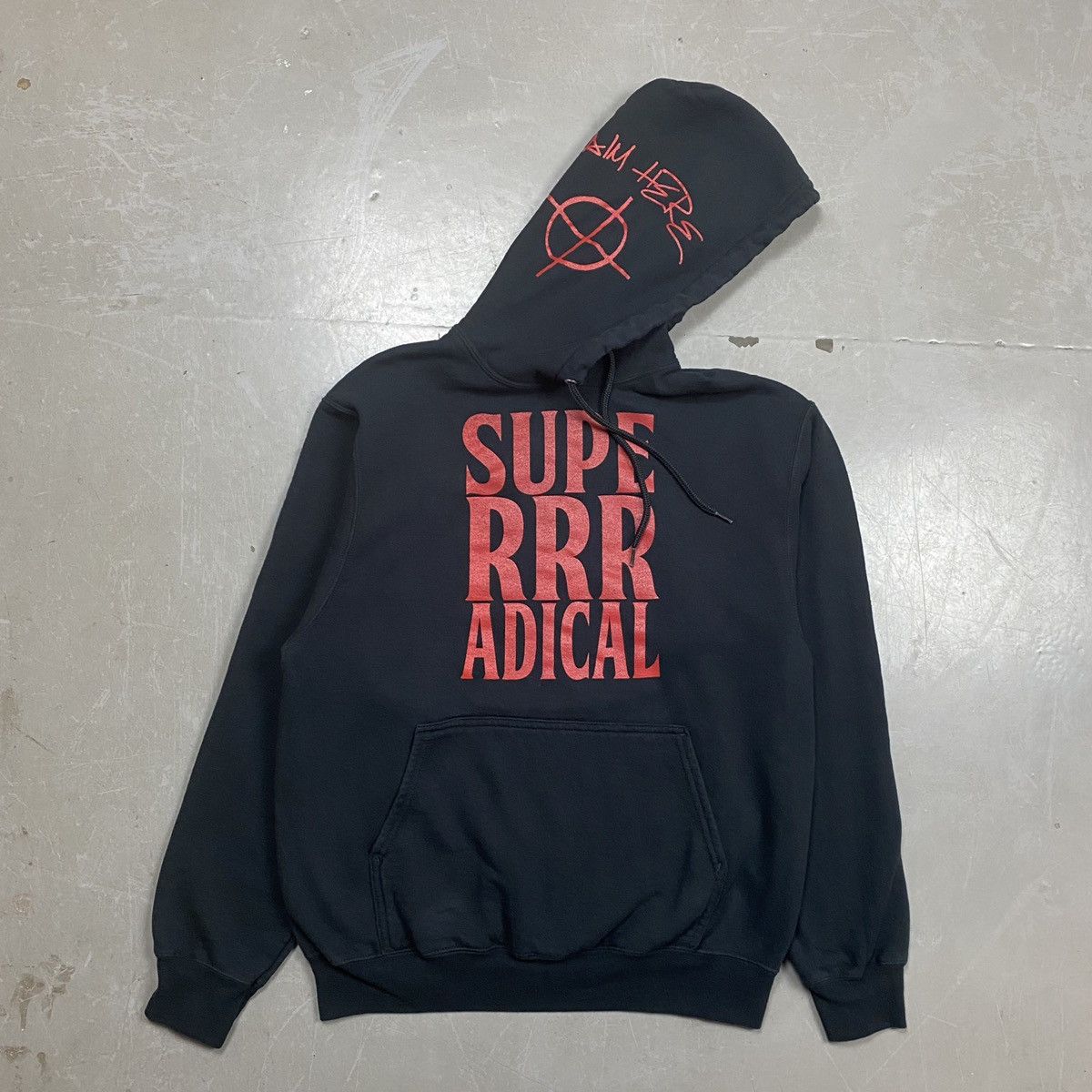 Superrradical Superradical “Aim Here” Crosshairs Hoodie | Grailed