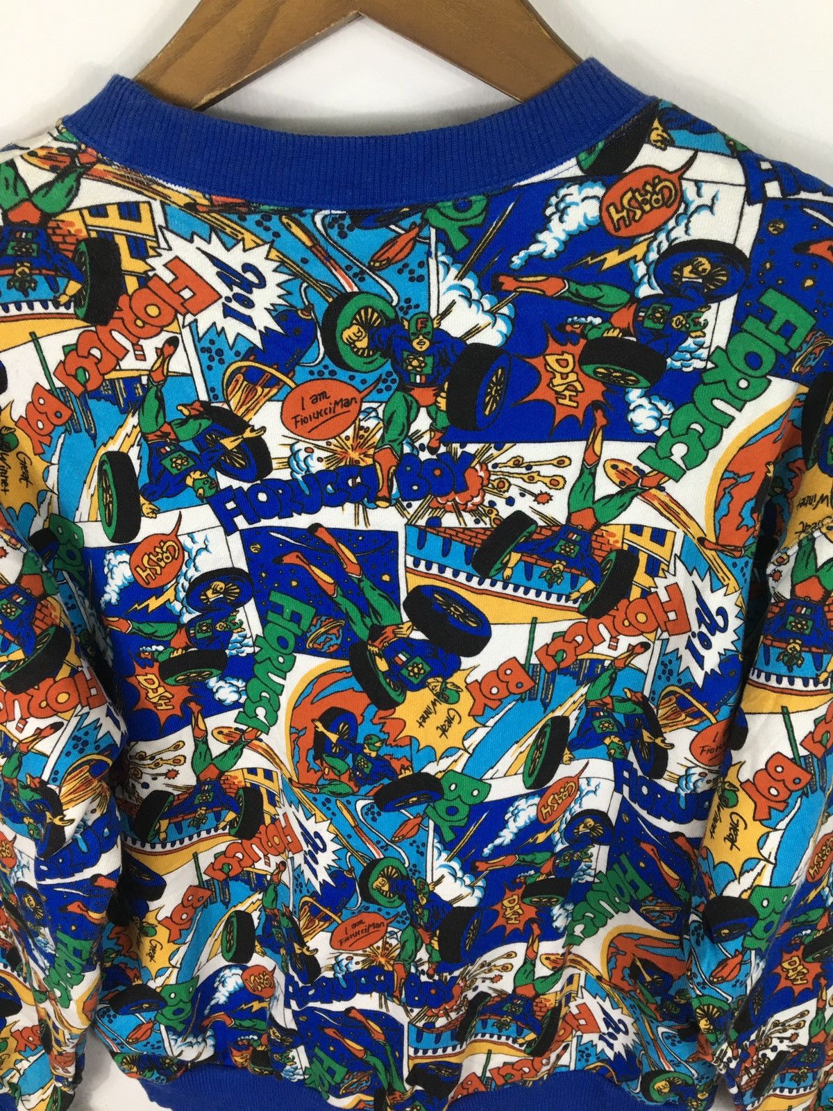 Cartoon Network RARE! Vintage SuperheroFiorucci Boy Full Print Sweatshirt Size US S / EU 44-46 / 1 - 6 Thumbnail
