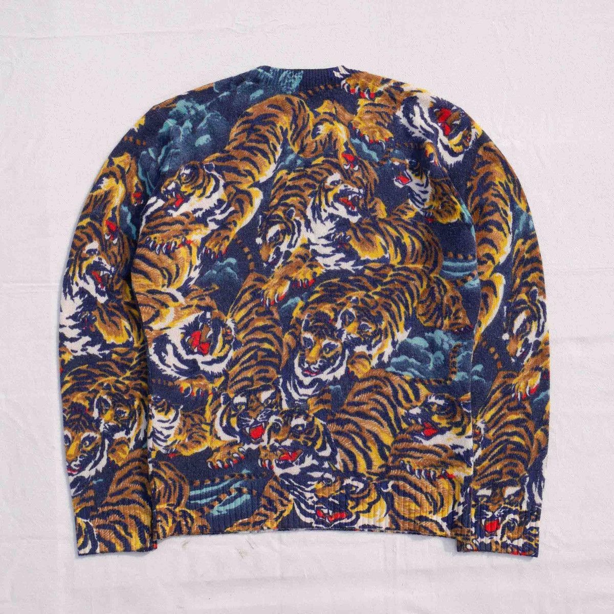 Kenzo KENZO FLYING TIGER KNIT SWEATER Grailed