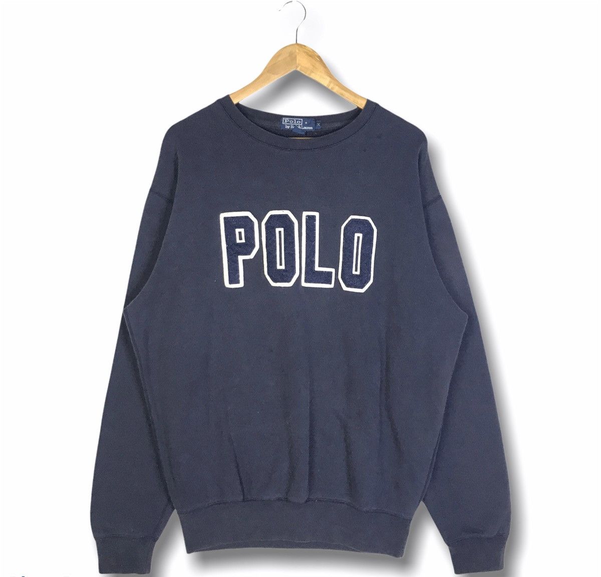 Polo spellout sweatshirt hotsell