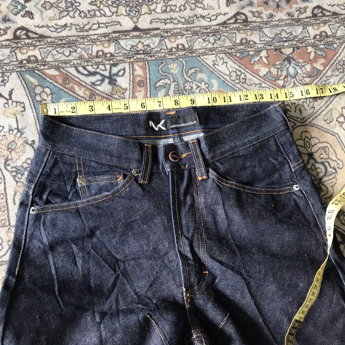 Andrew Mackenzie Andrew Mackenzie Denim Cropped Jeans Size US 28 / EU 44 - 13 Thumbnail