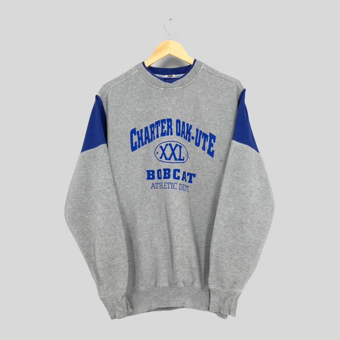 Vintage Vintage Charter OakUte School Bobcat Sweatshirt Small Grailed