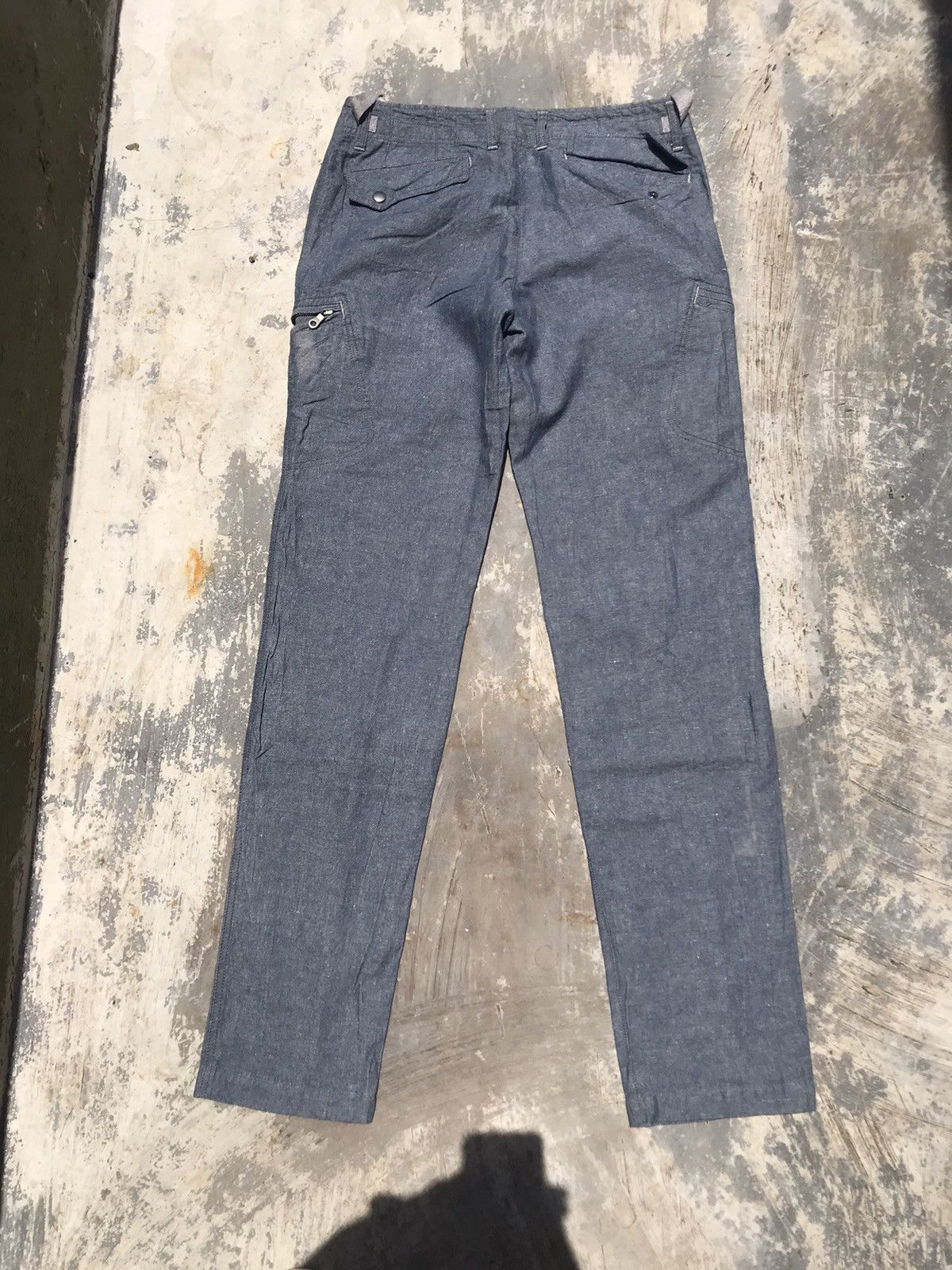 Comme Ca Ism × Japanese Brand BLUE WASH DENIM COMME CA ISM JAPANESE BRAND CARGO PANTS W32 Size US 32 / EU 48 - 2 Thumbnail