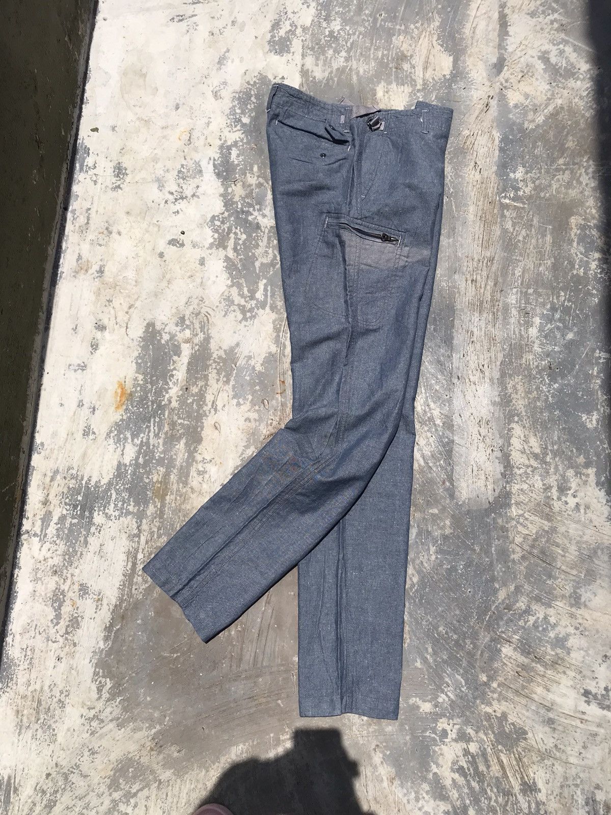 Comme Ca Ism × Japanese Brand BLUE WASH DENIM COMME CA ISM JAPANESE BRAND CARGO PANTS W32 Size US 32 / EU 48 - 6 Thumbnail