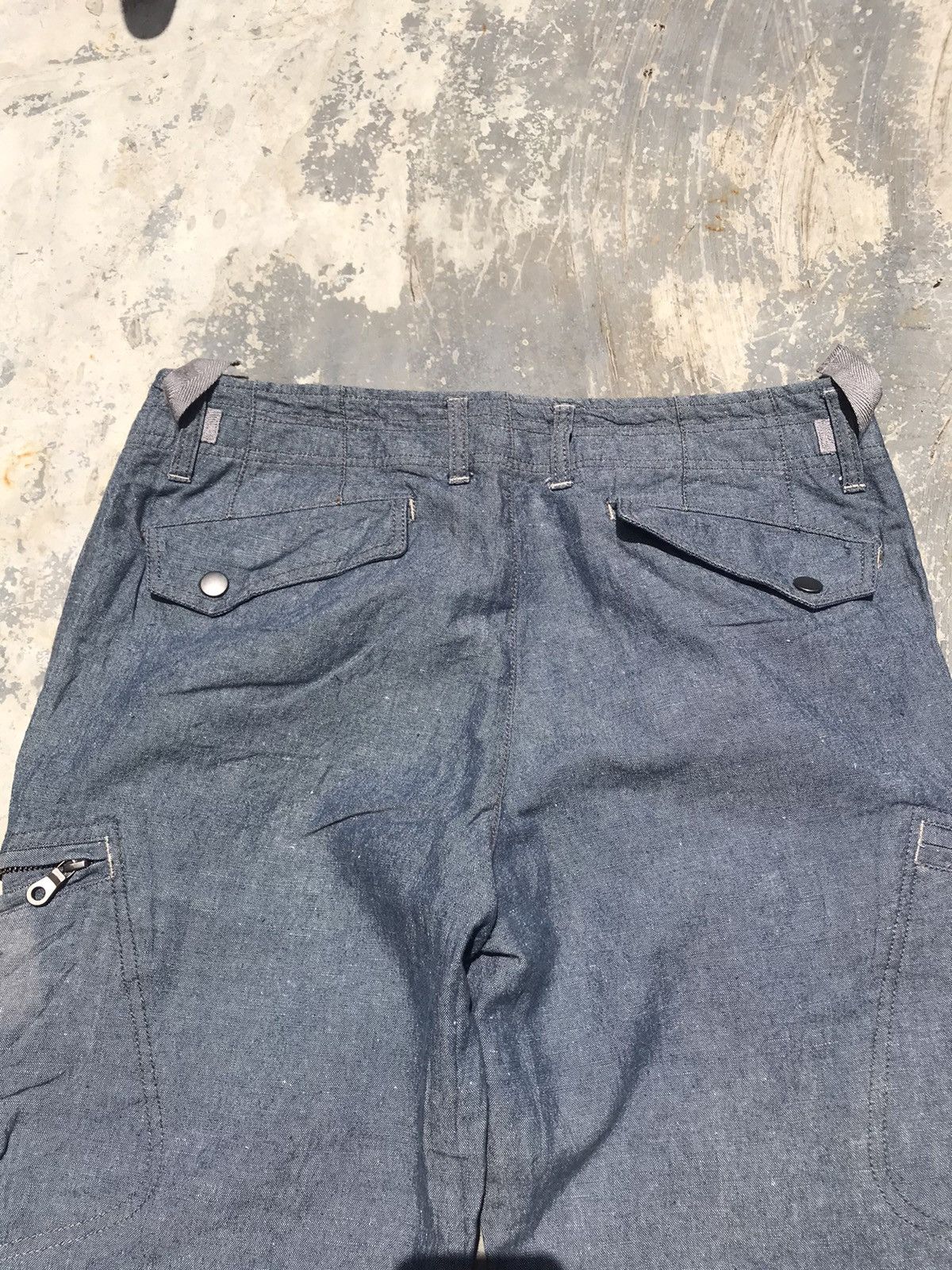 Comme Ca Ism × Japanese Brand BLUE WASH DENIM COMME CA ISM JAPANESE BRAND CARGO PANTS W32 Size US 32 / EU 48 - 7 Thumbnail