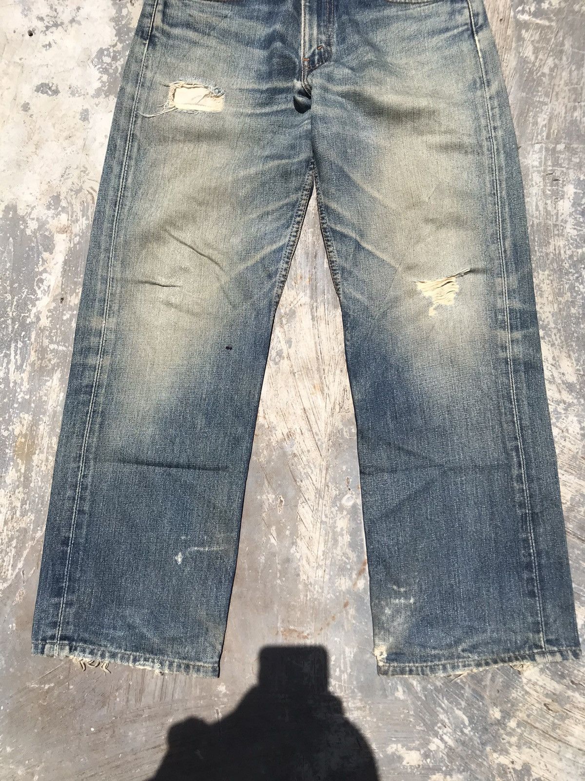 Levi's × Levi's Vintage Clothing FADED WASH DISTRESSED VTG LEVIS 512 DENIM JEANS W30 Size US 30 / EU 46 - 9 Thumbnail