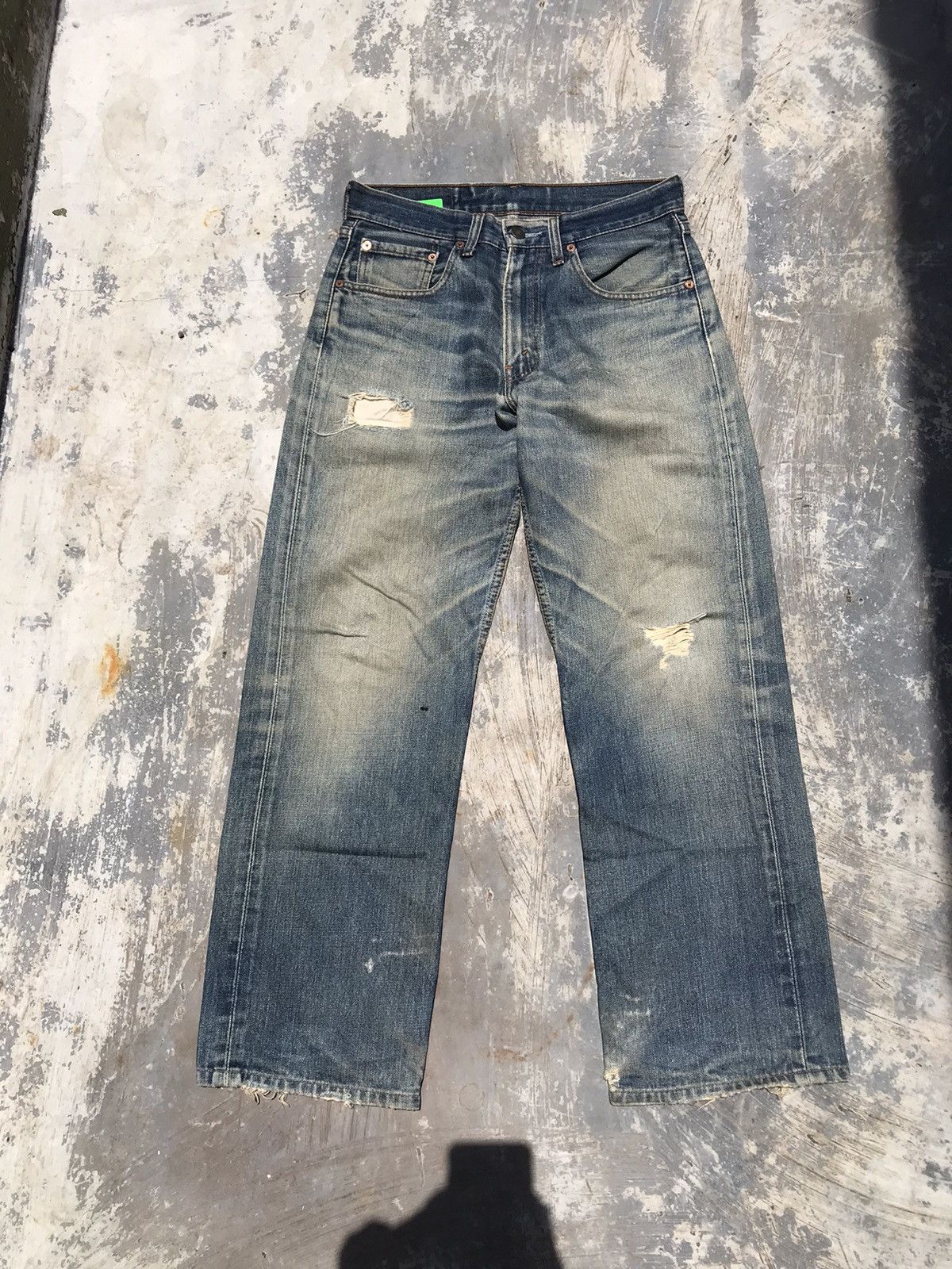 Levi's × Levi's Vintage Clothing FADED WASH DISTRESSED VTG LEVIS 512 DENIM JEANS W30 Size US 30 / EU 46 - 1 Thumbnail