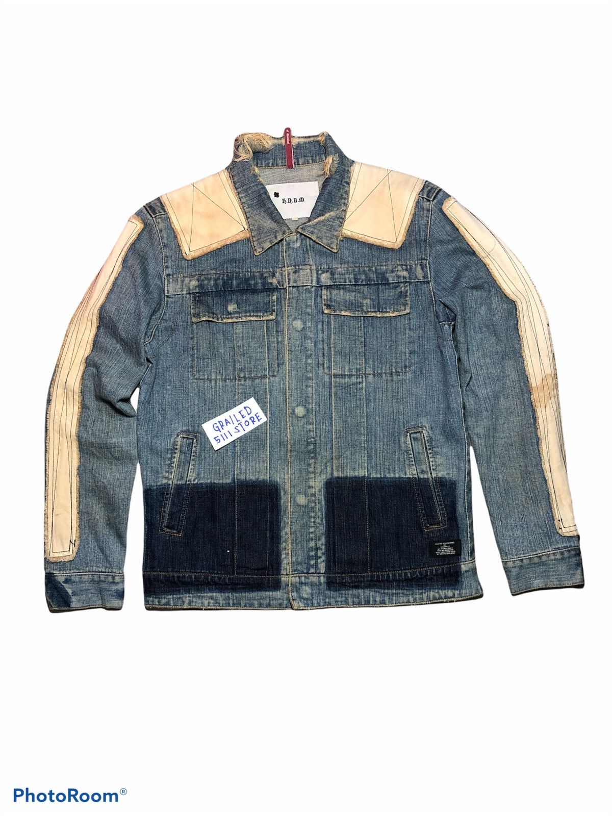 Seditionaries PATCHES DENIM JACKET PUNK STYLE Size US L / EU 52-54 / 3 - 1 Thumbnail
