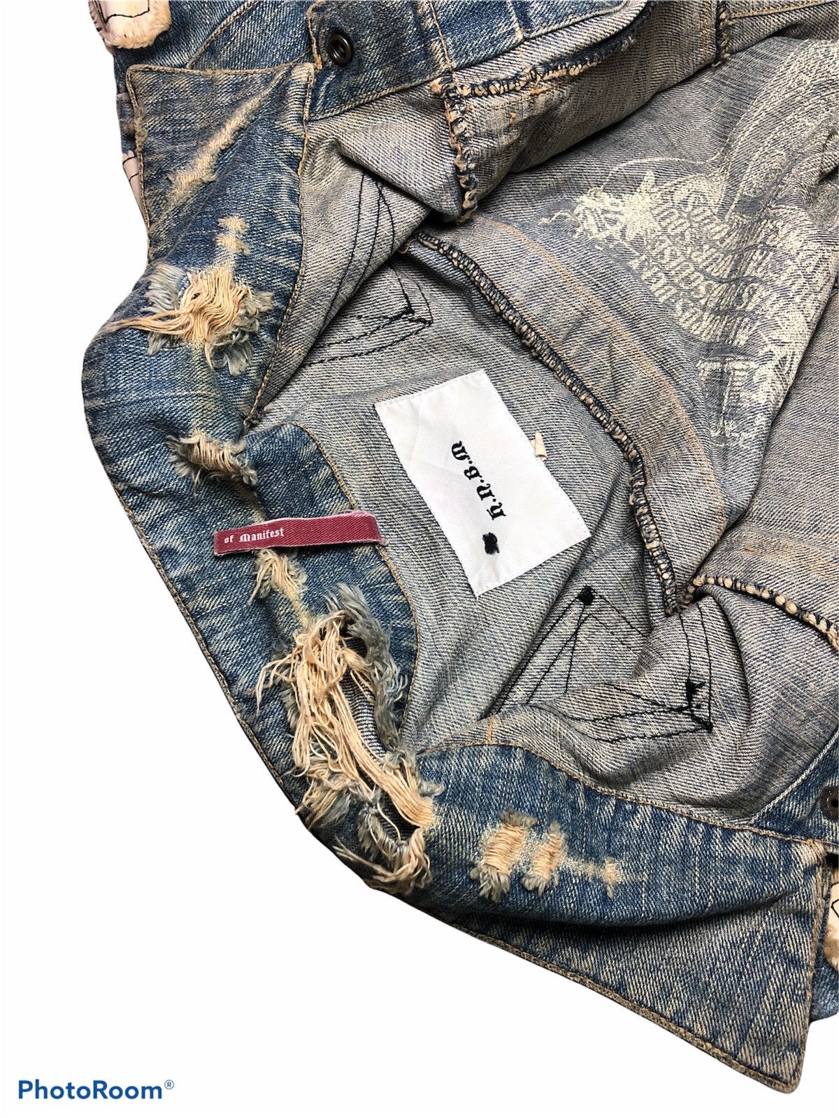 Seditionaries PATCHES DENIM JACKET PUNK STYLE Size US L / EU 52-54 / 3 - 12 Thumbnail