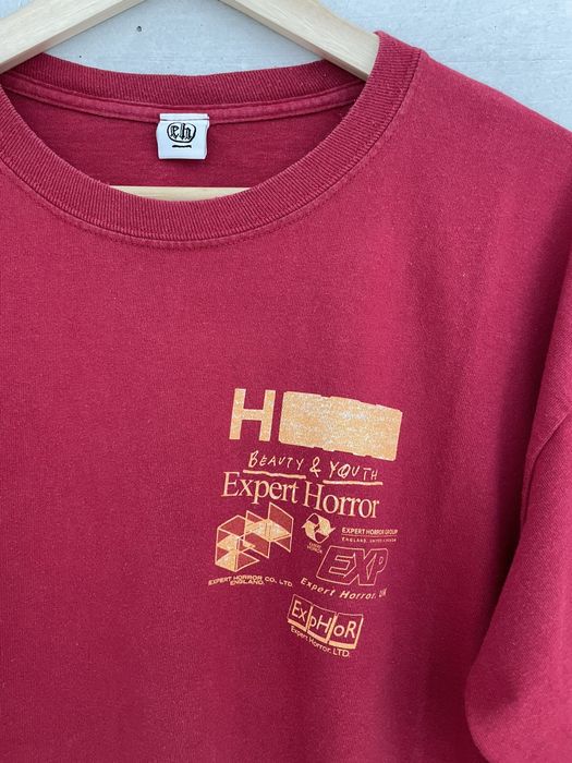 Expert Horror Red “Expert Horror” long sleeves T-shirt size L