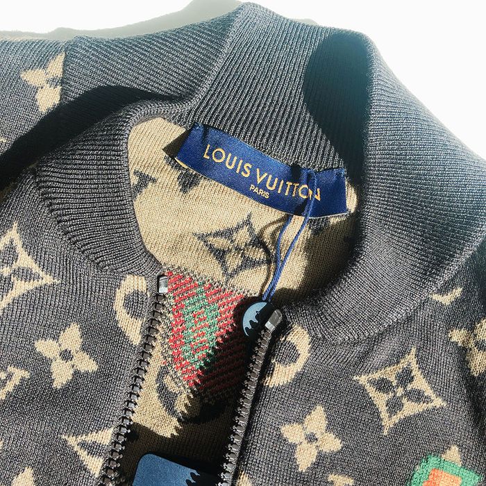 Louis Vuitton Monogram Jacquard Bomber Jacket
