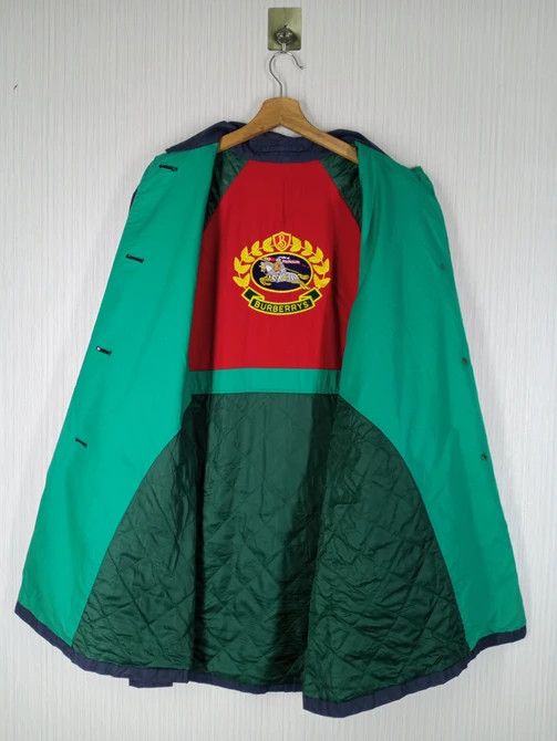 Burberry Prorsum Vintage Burberry Prorsum Embroidered Big Logo Trench coat Size US L / EU 52-54 / 3 - 2 Thumbnail