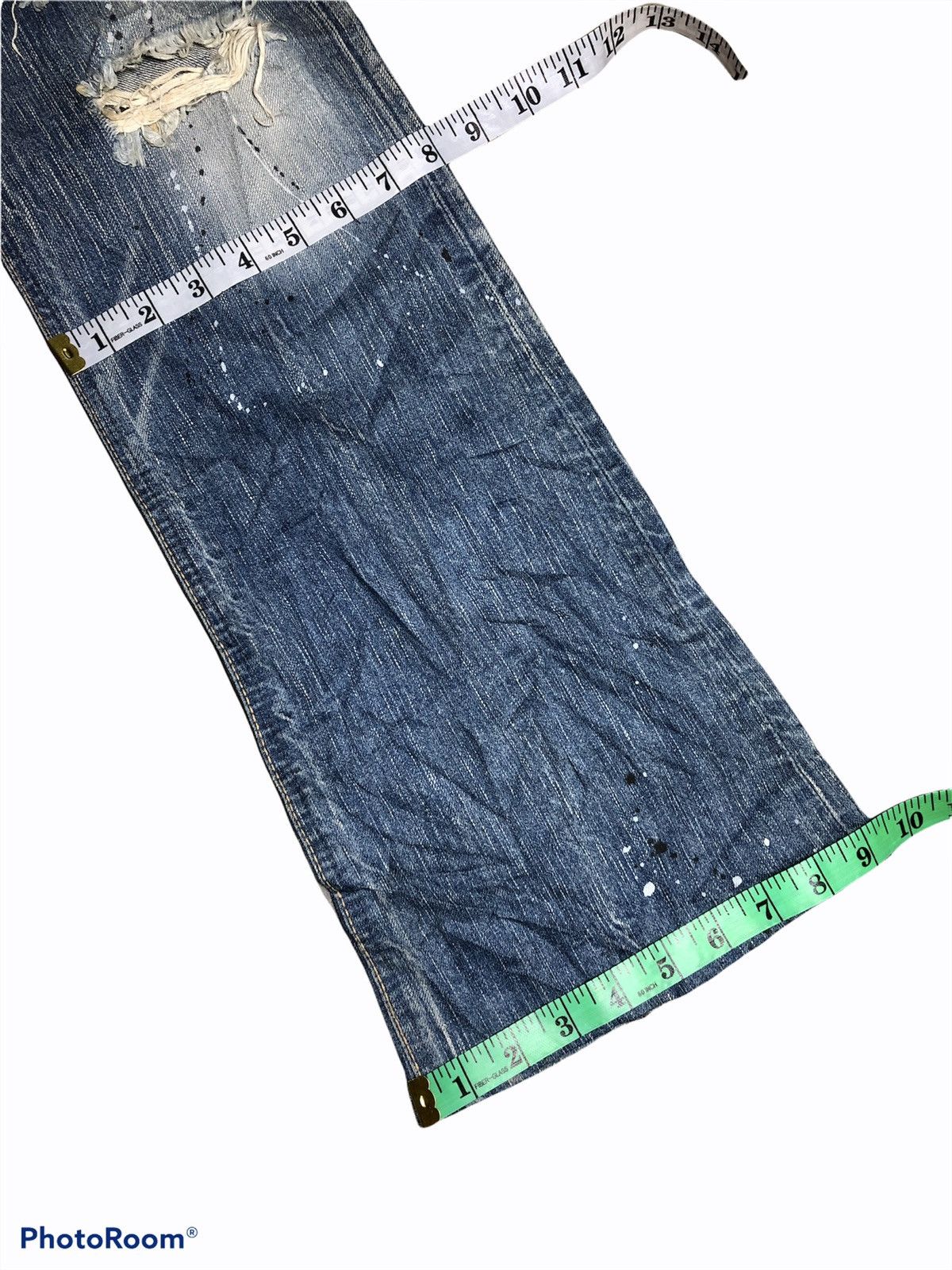 Edwin FLARED⚡️⚡️DISTRESSED PAINTED DENIM BY Edwin Size US 31 - 11 Thumbnail
