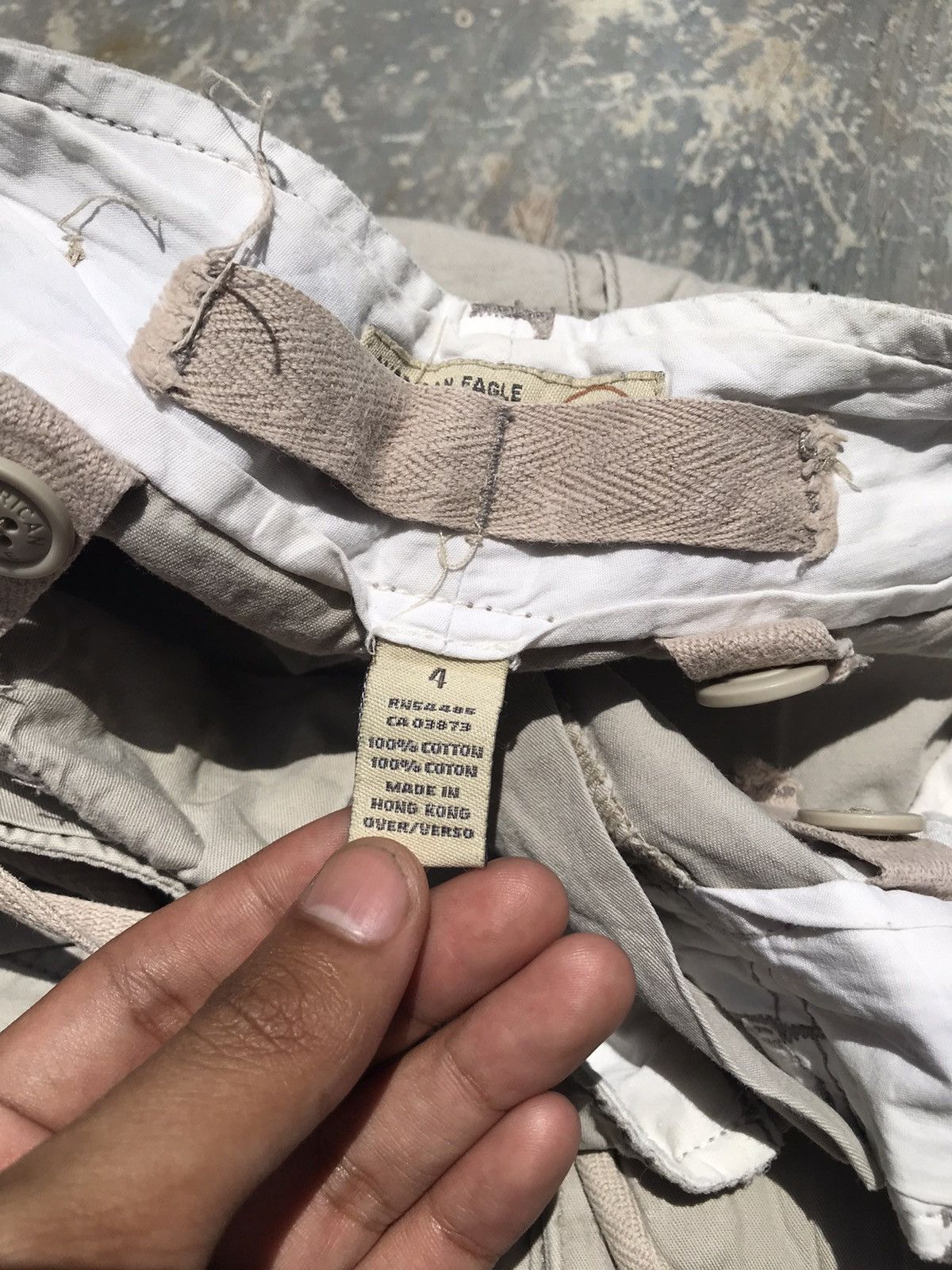 American Eagle Outfitters WOMEN BONDAGE AMERICAN EAGLE CARGO PANTS W30 Size 30" / US 8 / IT 44 - 6 Thumbnail