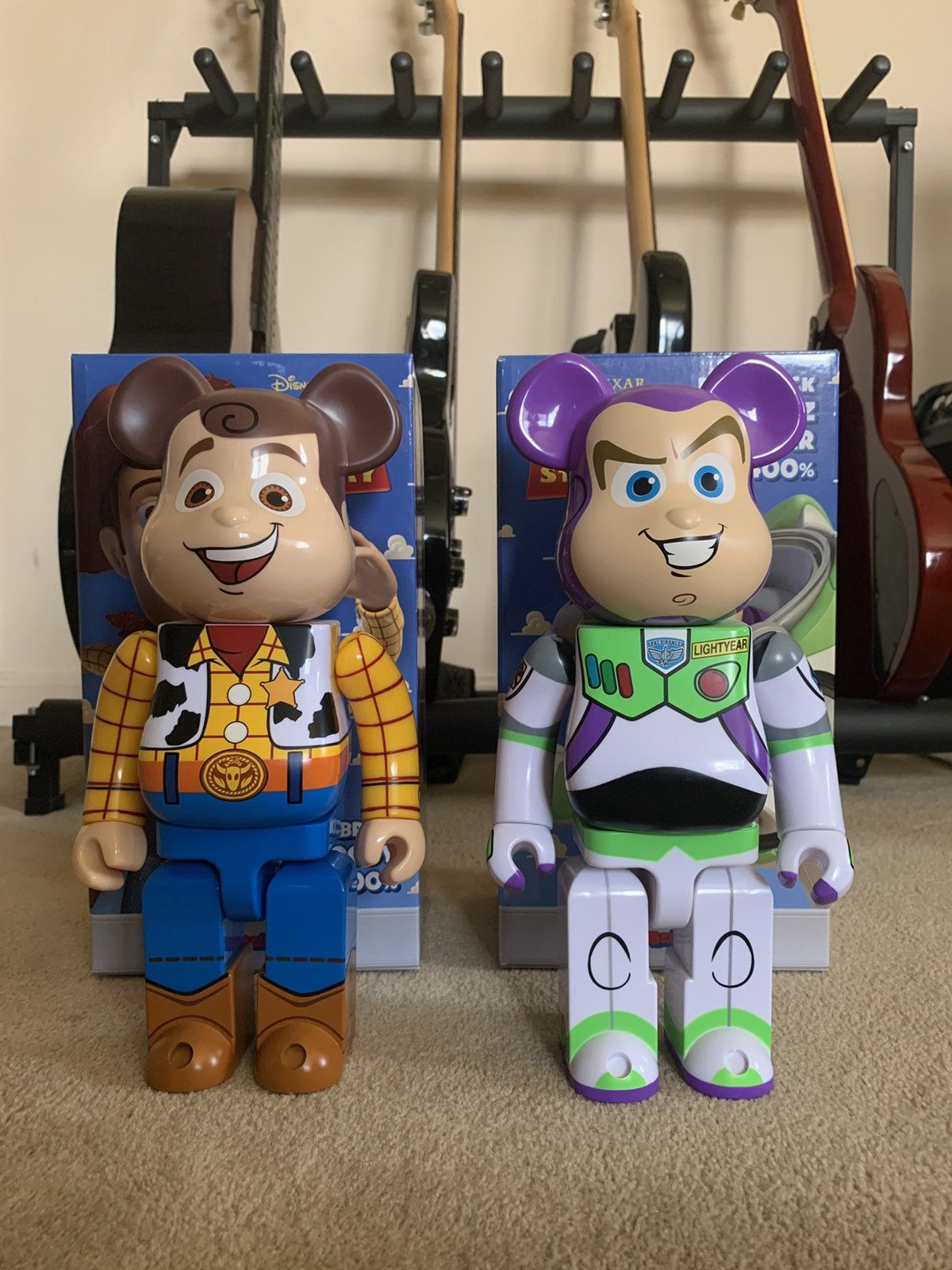 Medicom Bearbrick Toy Story Bearbrick 400% Woody & Buzz Lightyear 