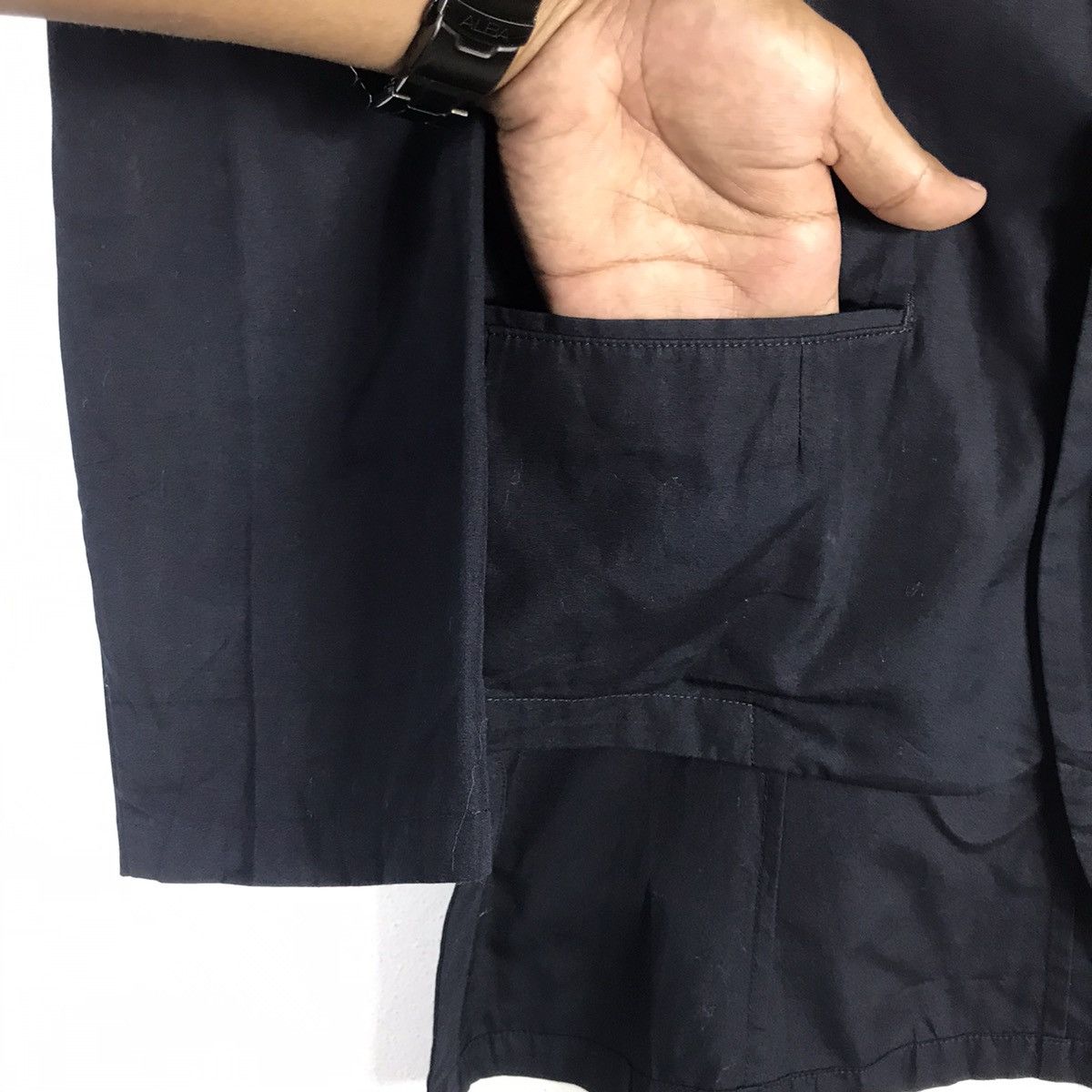 Designer × Vintage × Yohji Yamamoto Rare Yohji Yamamoto Noir Jacket - Signed & Made in Japan Size 40S - 4 Thumbnail