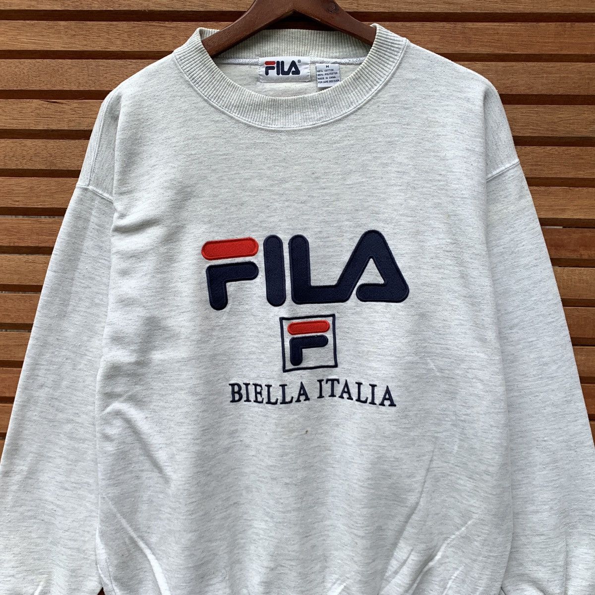 Vintage Fila Biella Italia Sweatshirt Biglogo