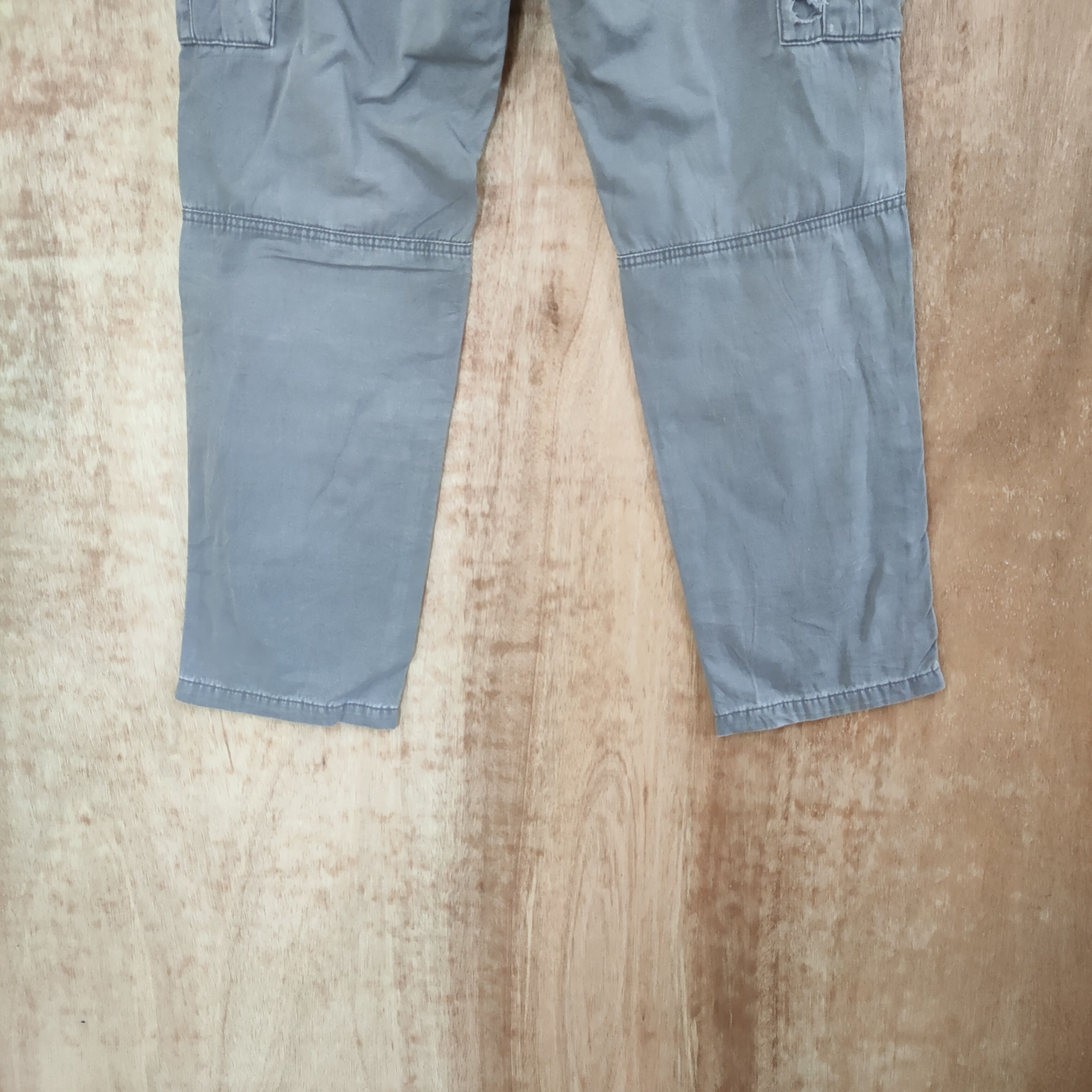 Japanese Brand EVENRIVER VINTAGE DISTRESSED KNEE CARGO PANTS Size US 31 - 6 Thumbnail