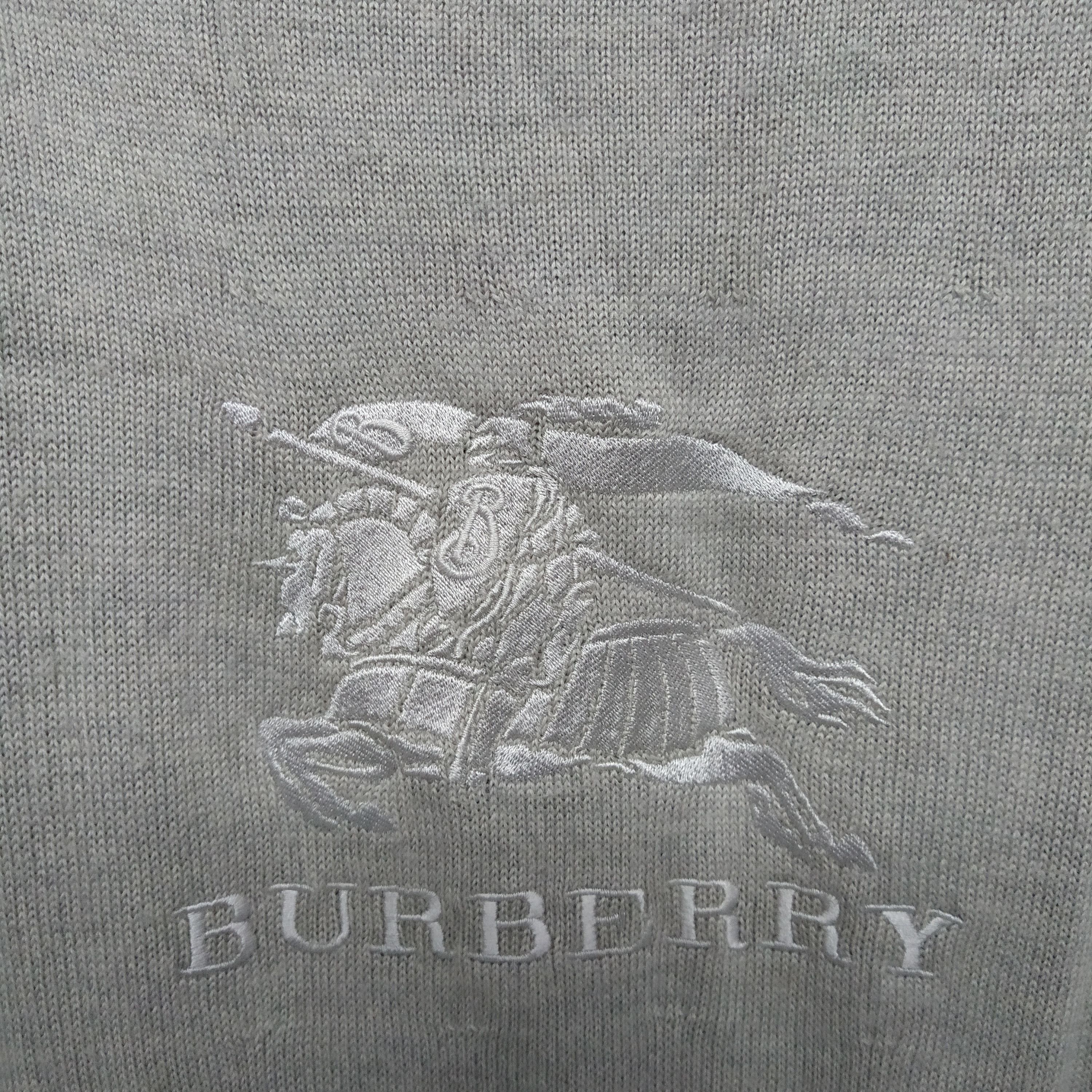 Burberry BURBERRY BIG LOGO KNITWEAR (D241) Size US L / EU 52-54 / 3 - 2 Thumbnail
