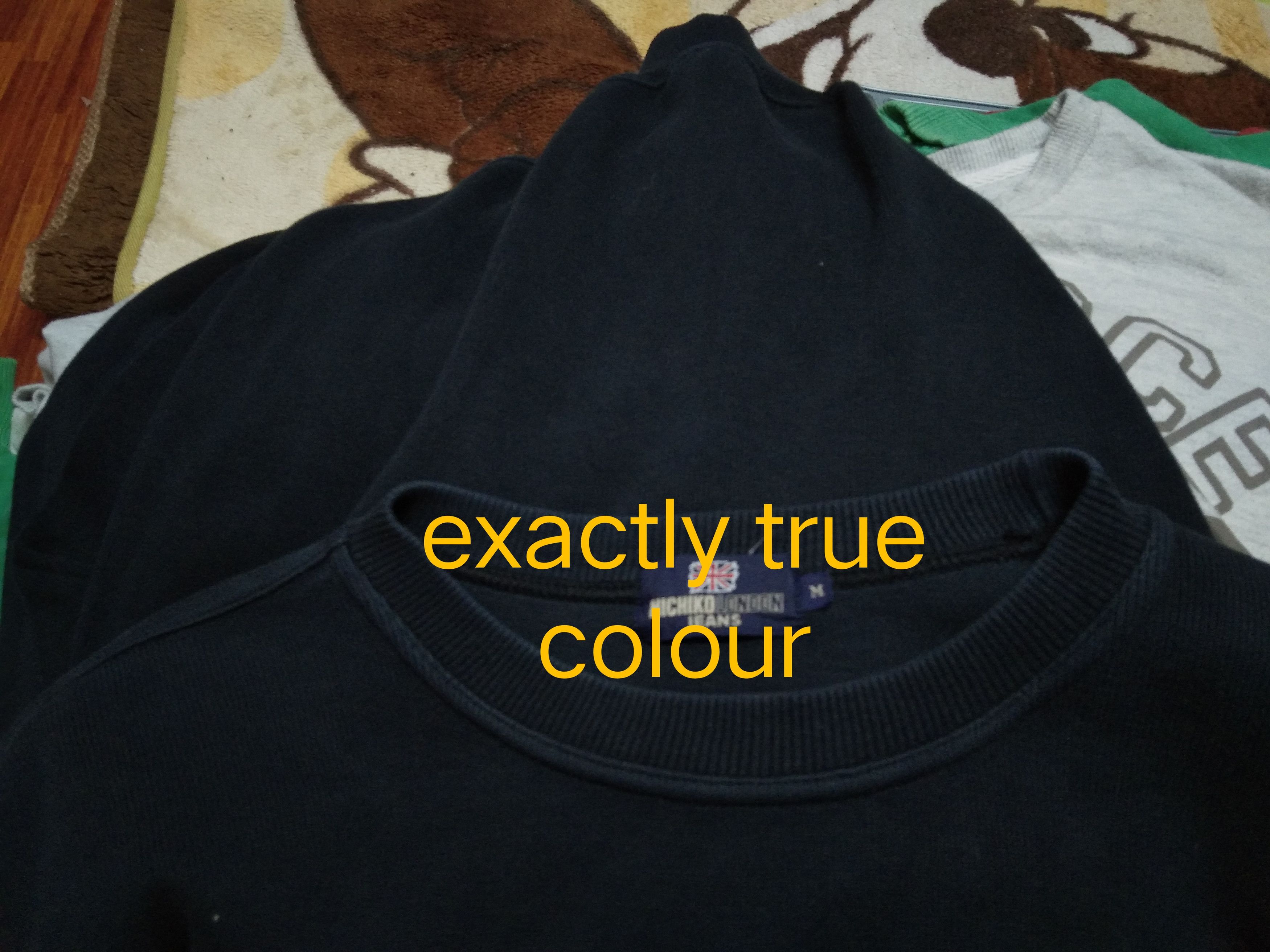 Japanese Brand × Michiko Koshino London × Vintage Vintage Michiko London Jeans Logo Embroidery Sweatshirt Size US M / EU 48-50 / 2 - 3 Thumbnail