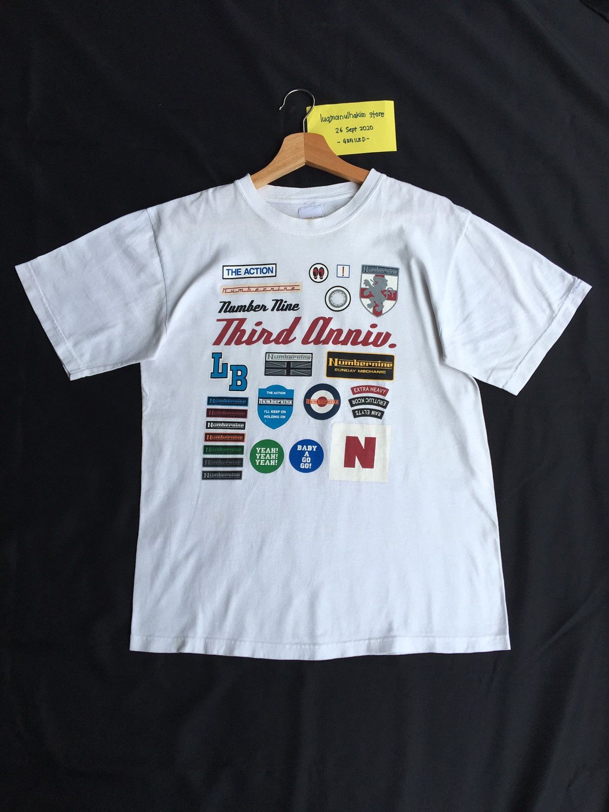 Number (N)ine Vintage Number Nine Lambretta Mods Anniversary T Shirt Size US M / EU 48-50 / 2 - 2 Thumbnail