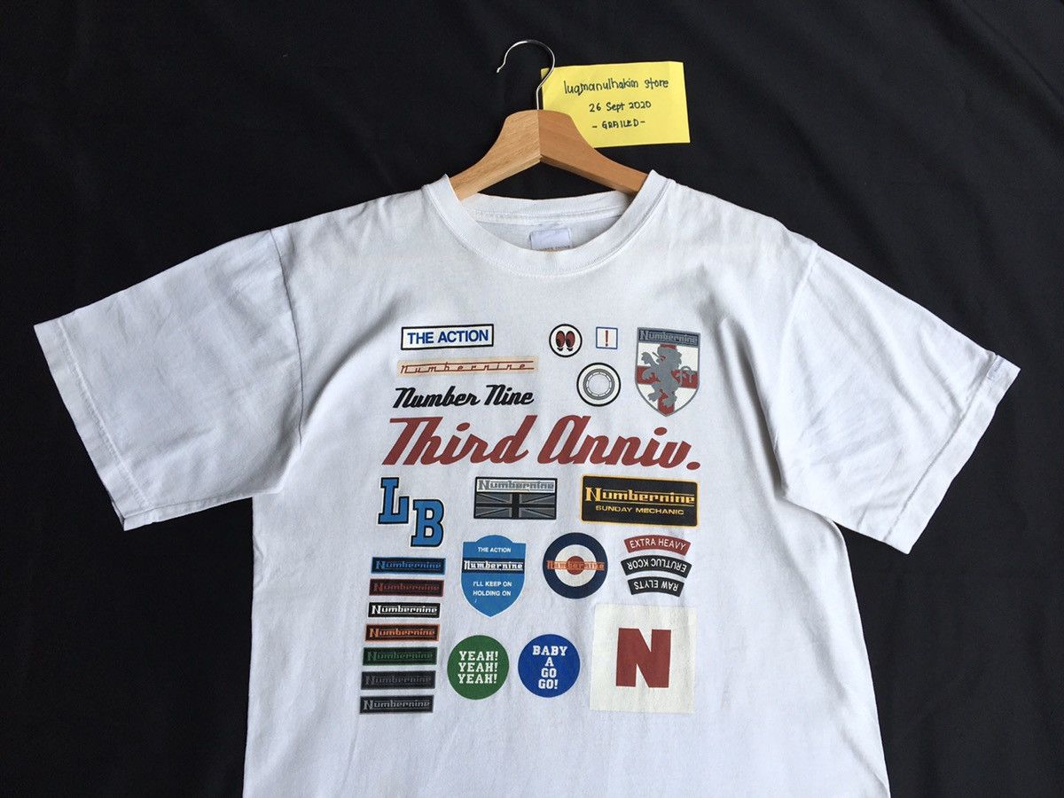 Number (N)ine Vintage Number Nine Lambretta Mods Anniversary T Shirt Size US M / EU 48-50 / 2 - 1 Thumbnail