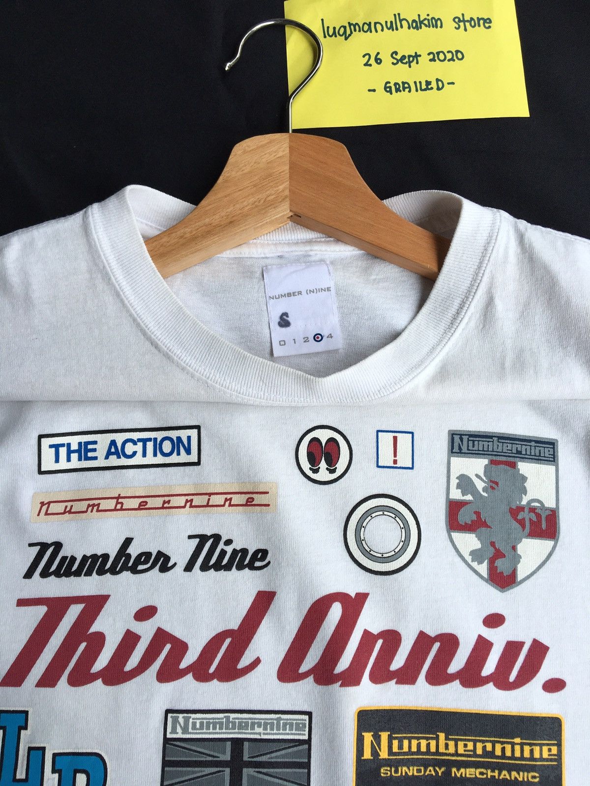 Number (N)ine Vintage Number Nine Lambretta Mods Anniversary T Shirt Size US M / EU 48-50 / 2 - 7 Thumbnail
