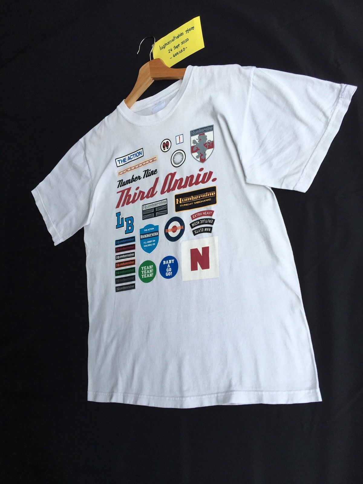 Number (N)ine Vintage Number Nine Lambretta Mods Anniversary T Shirt Size US M / EU 48-50 / 2 - 4 Thumbnail